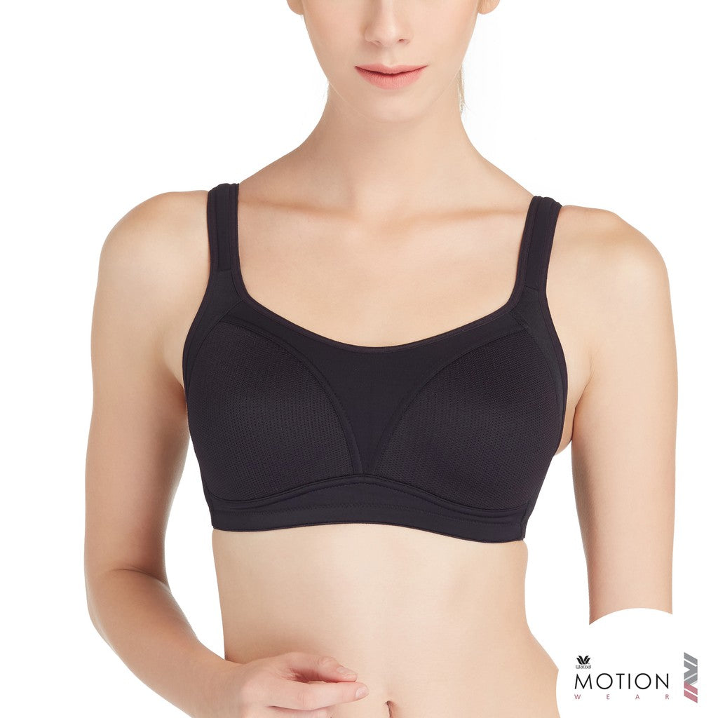 วาโก้บราสำหรับออกกำลังกาย Perfect fit Motion Wear รุ่น WR1486 สีดำ (BL)