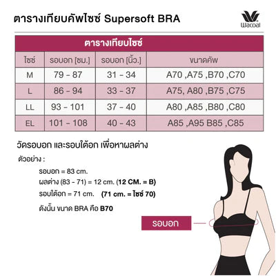 Wacoal Lingerie Seamless Bra วาโก้ บราเกาะอก รูปแบบตัวสั้น รุ่น WH9793 สีดำ (BL)