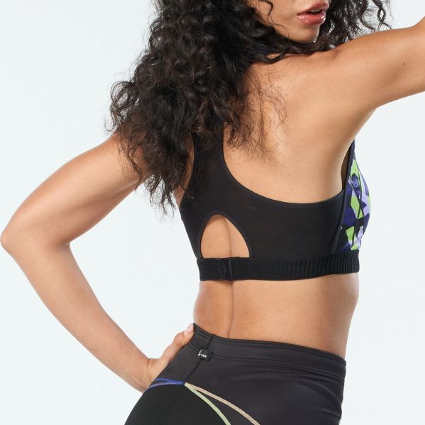 CW-X Sports Bra บราออกกำลังกาย แบบสวมหัว รุ่น IC4183 สี PU