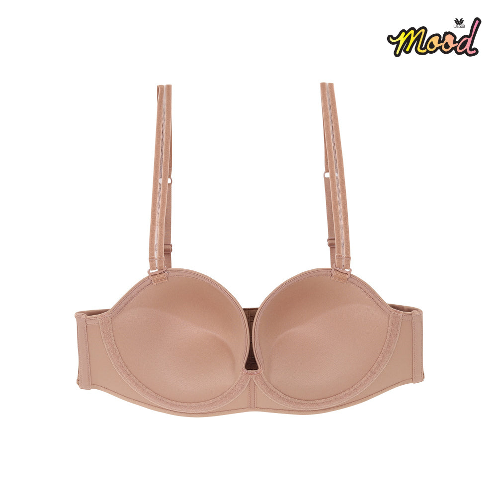Wacoal Mood ชุดชั้นในวัยรุ่น บราเกาะอก รุ่น MM1635 สีน้ำตาล (BN)