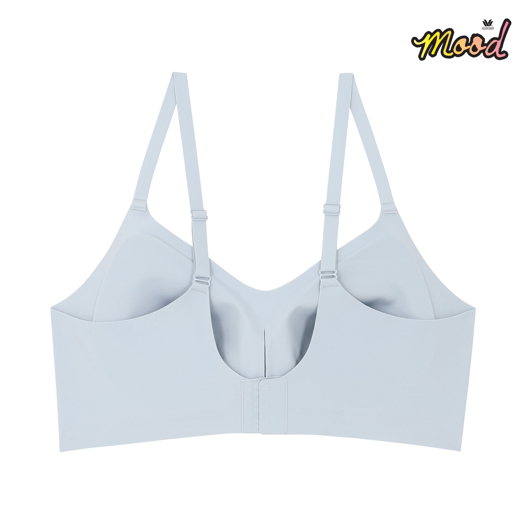 Wacoal Mood ชุดชั้นเนียน บราไร้โครง รุ่น MM1F06 สีฟ้า (LT)