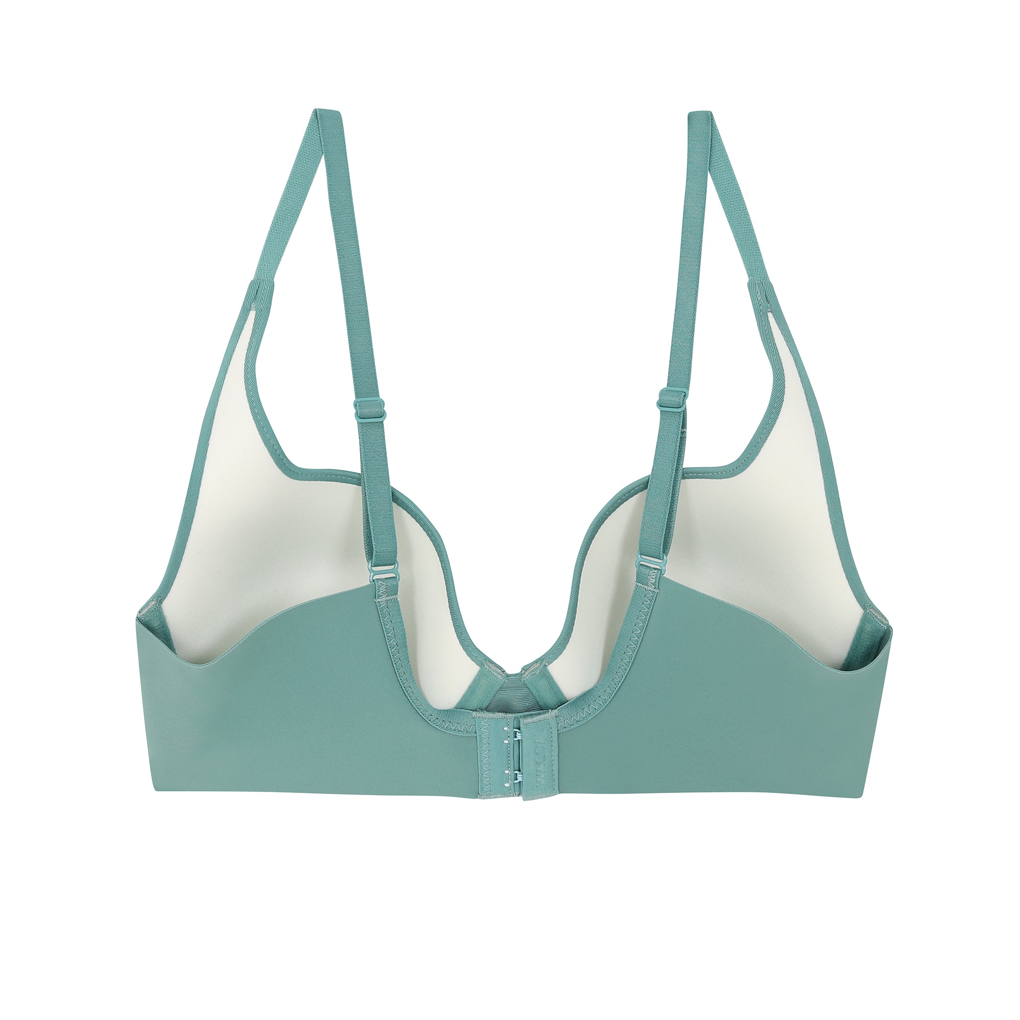 Wacoal ชุดชั้นเนียน บรามีโครง เนียนเรียบ ฟองน้ำบาง รุ่น MM1H43 สีเขียว (PG)