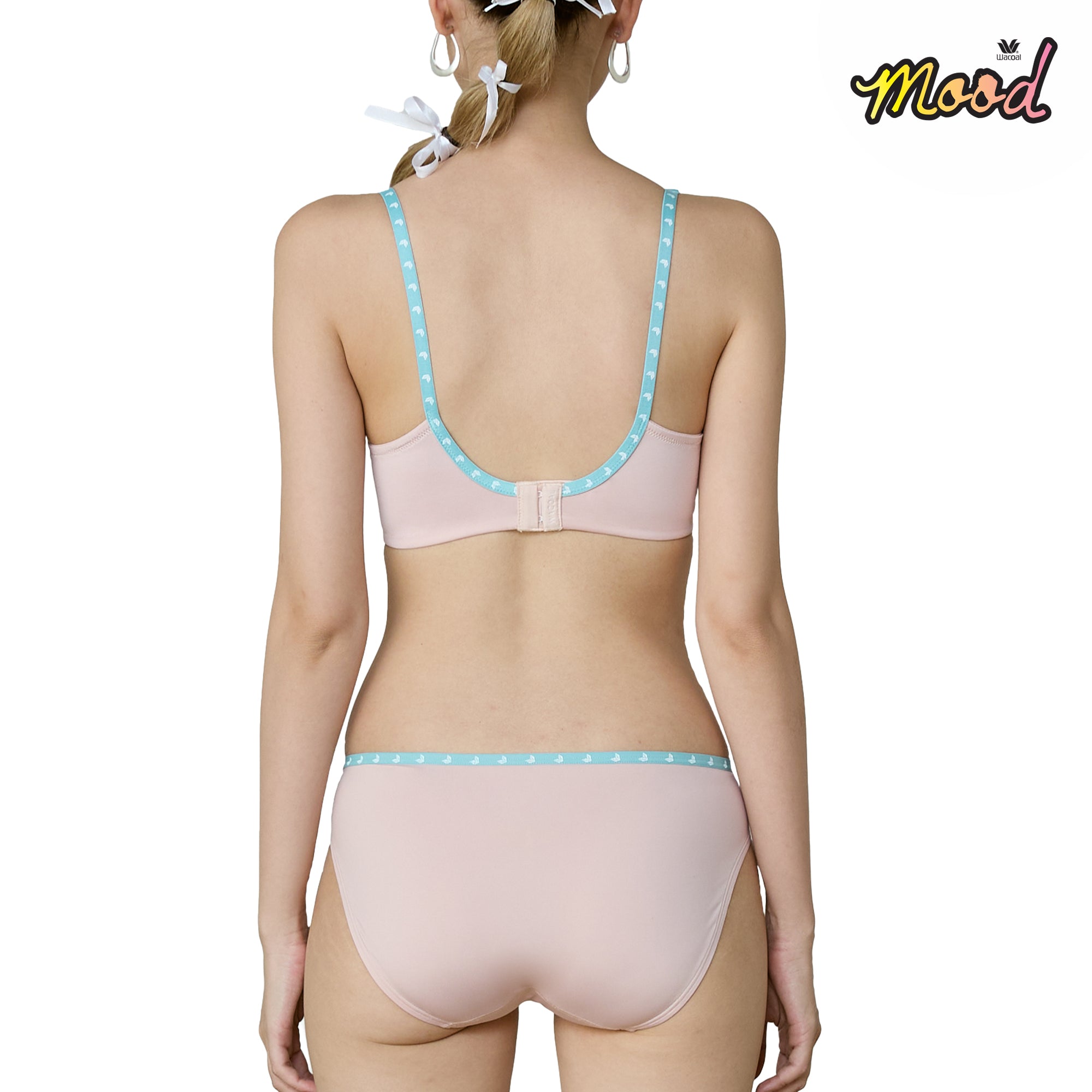 Wacoal Mood BUDDY BRA บราคู่ใจ พกได้ทุกที่ ใส่ง่าย พับง่าย พกง่าย รุ่น MM1X86 สีเบจ (BE)