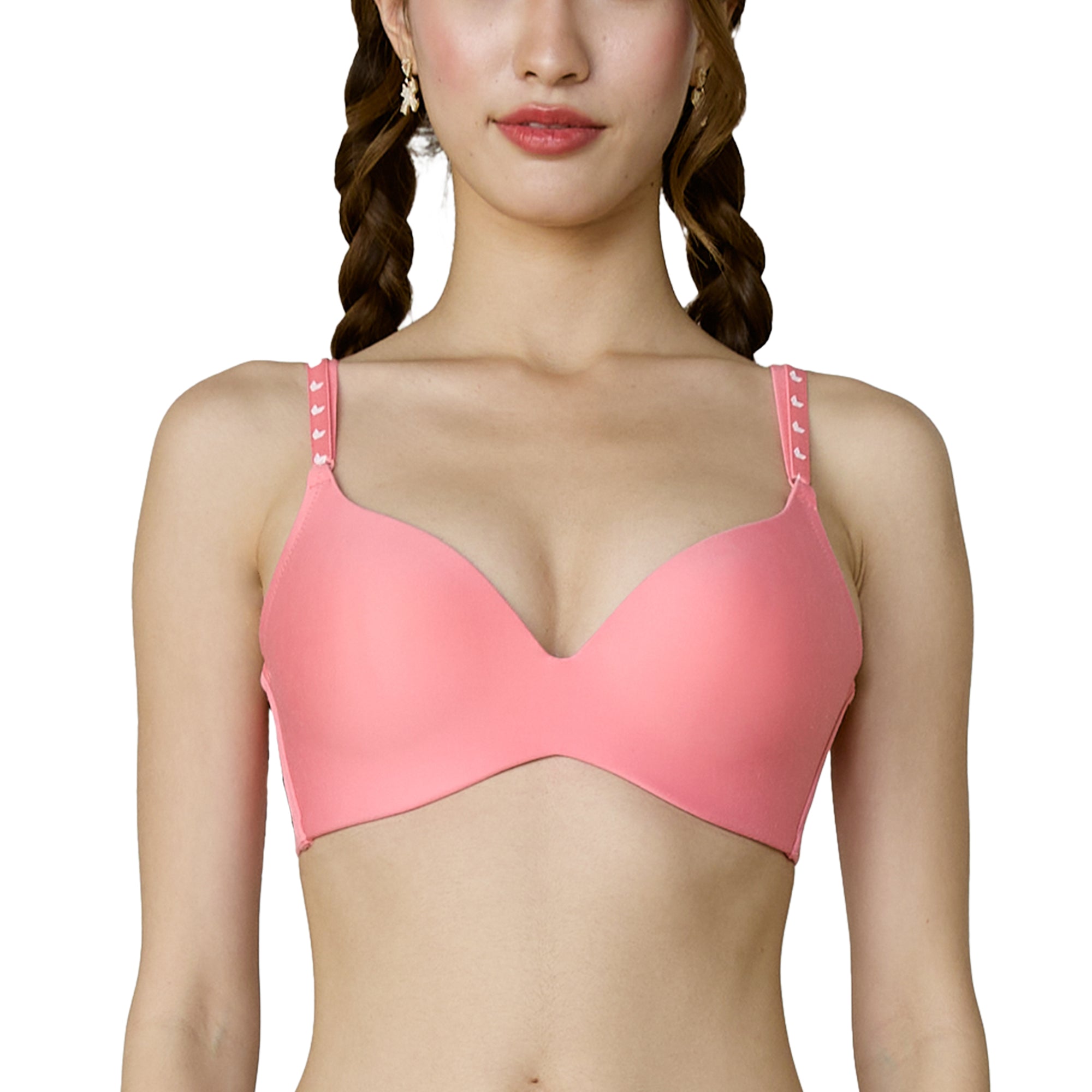 Wacoal Mood BUDDY BRA บราคู่ใจ พกได้ทุกที่ ใส่ง่าย พับง่าย พกง่าย รุ่น MM1X86 สีแดง (RE)