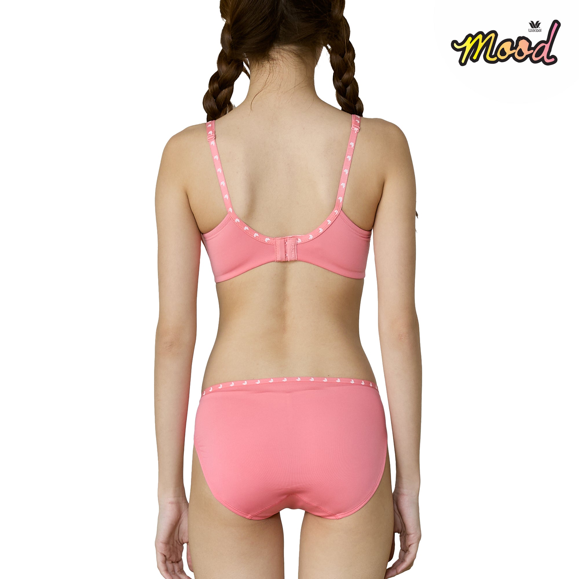 Wacoal Mood BUDDY BRA บราคู่ใจ พกได้ทุกที่ ใส่ง่าย พับง่าย พกง่าย รุ่น MM1X86 สีแดง (RE)