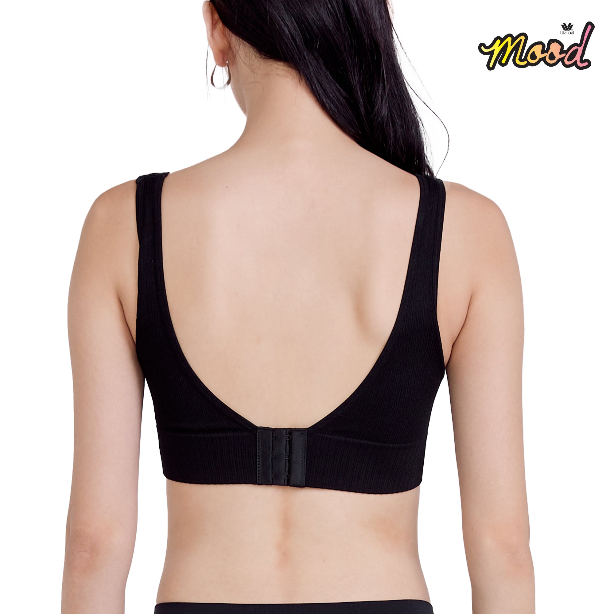 Wacoal Mood Comfy Bra Smart Size ชุดชั้นในวัยรุ่น รุ่น MM1Y00 สีดำ (BL)
