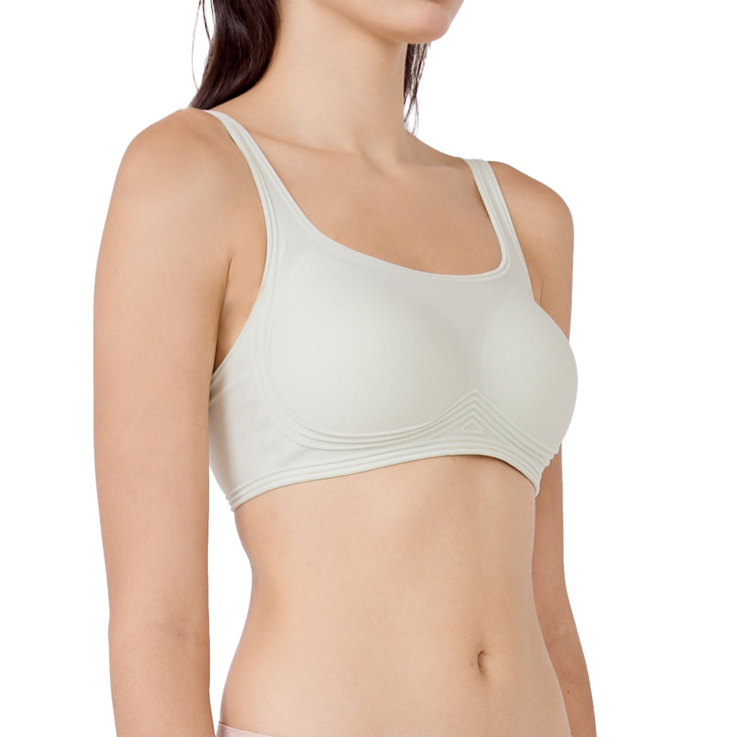 Wacoal Mood ชุดชั้นเนียน บราไร้โครง เนียนเรียบ ฟองน้ำบาง รุ่น MM1Y02 สีเขียวอ่อน (LM)