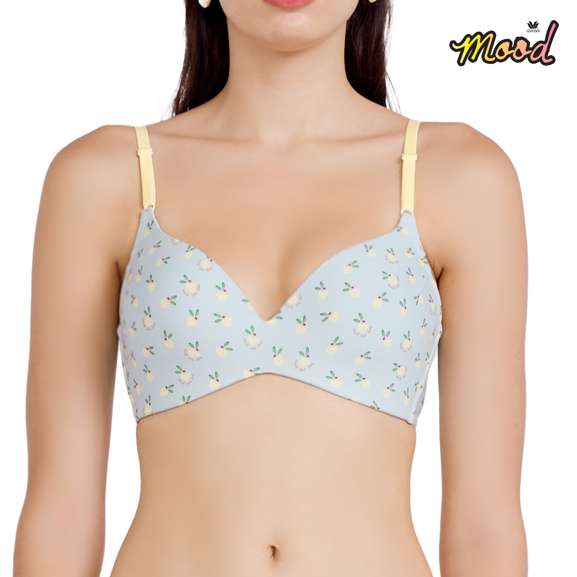Wacoal Mood Buddy bra Smart Size ชุดชั้นในวัยรุ่น รุ่น MM1Y06 (เข้าคู่ MUMY06 ) สีฟ้าอมเขียวอ่อน (LT)