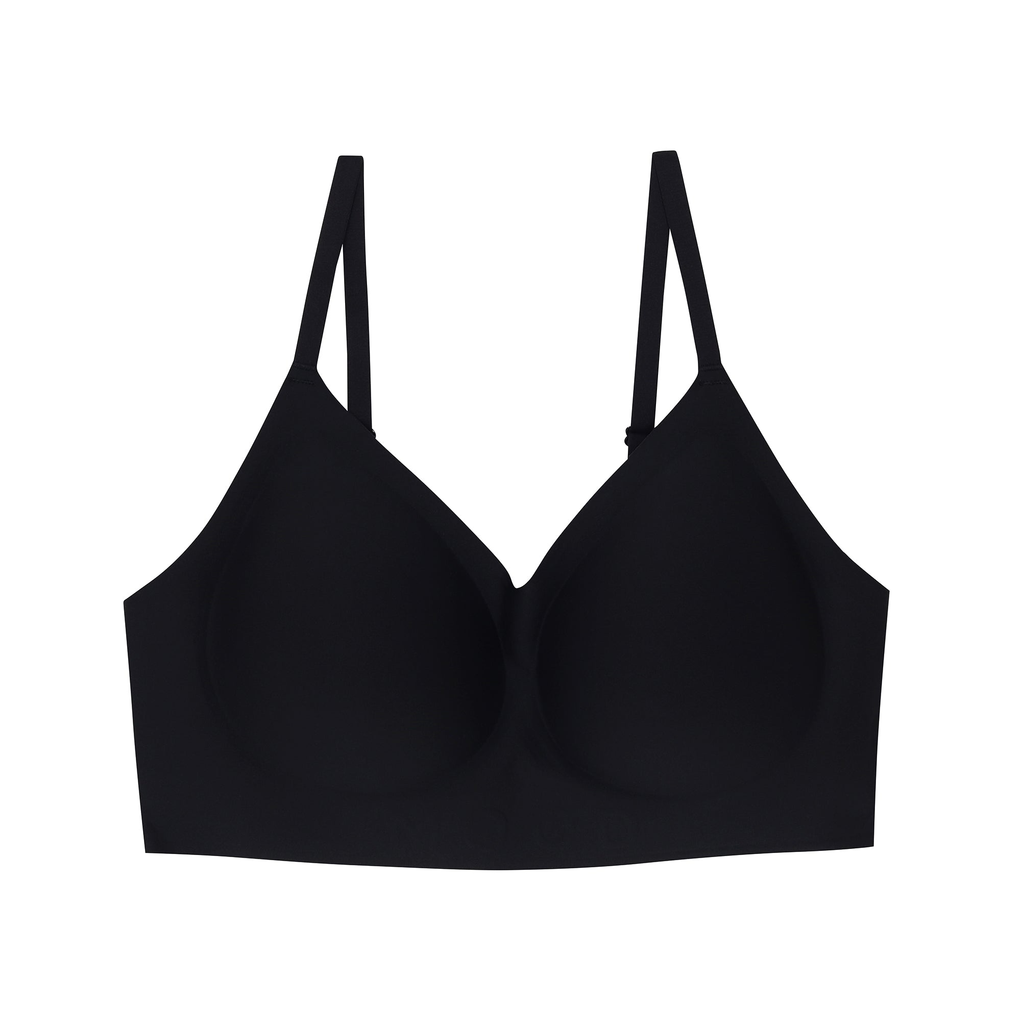 Wacoal Mood ชุดชั้นเนียน บราไร้โครง รุ่น MM1Y18 สีดำ (BL)