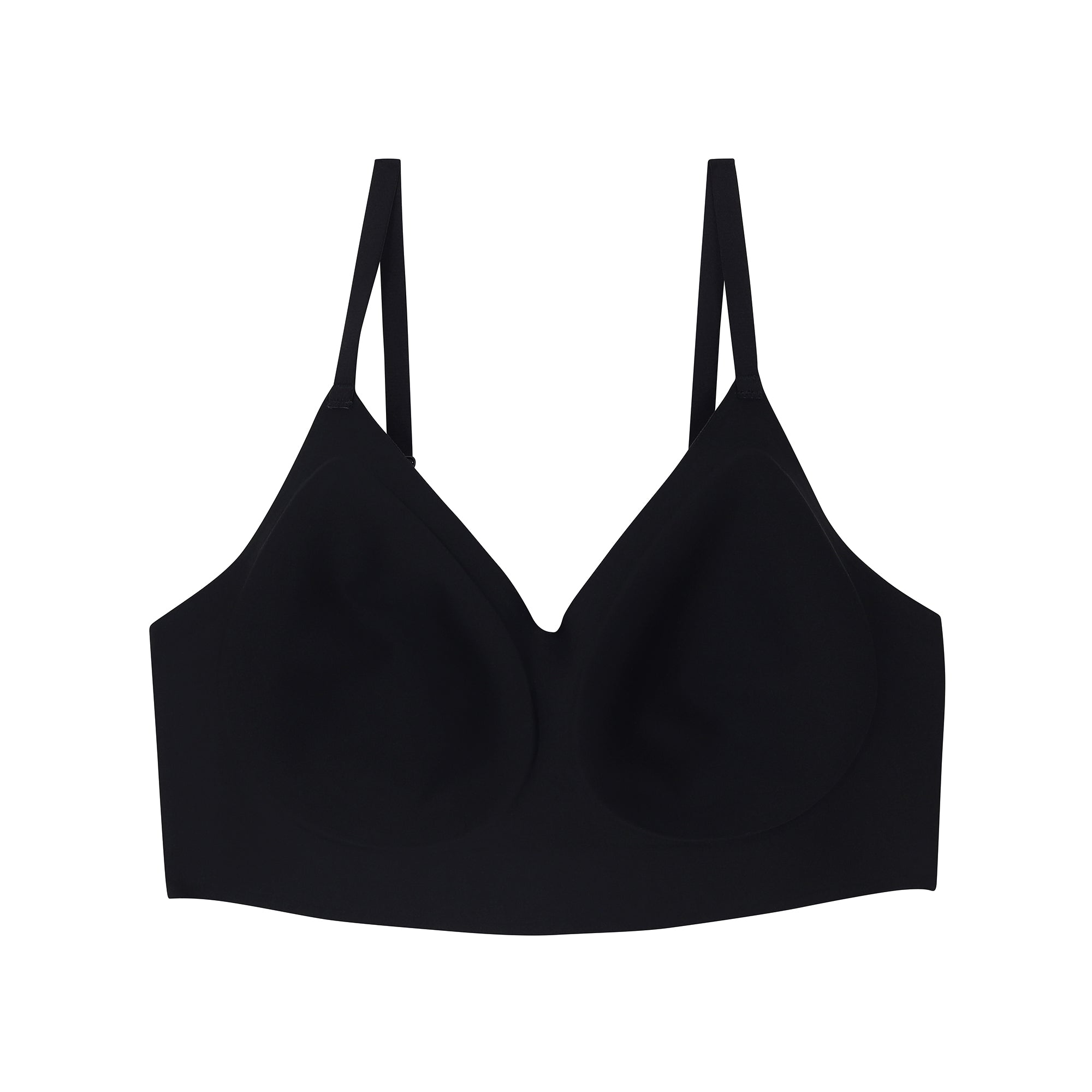 Wacoal Mood ชุดชั้นเนียน บราไร้โครง รุ่น MM1Y18 สีดำ (BL)