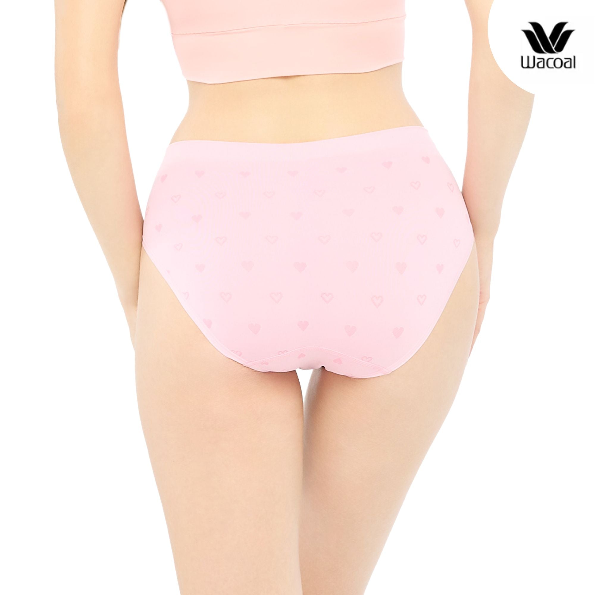 Wacoal Bikini Panty กางเกงในใส่สบายรูปแบบบิกินี รุ่น WU2C05 สีชมพู