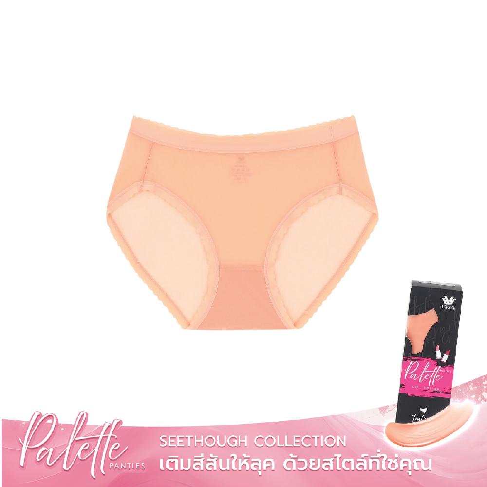 Wacoal Palette Panties กางเกงใน See-Through รุ่น MUMP01 สีส้ม (OR)