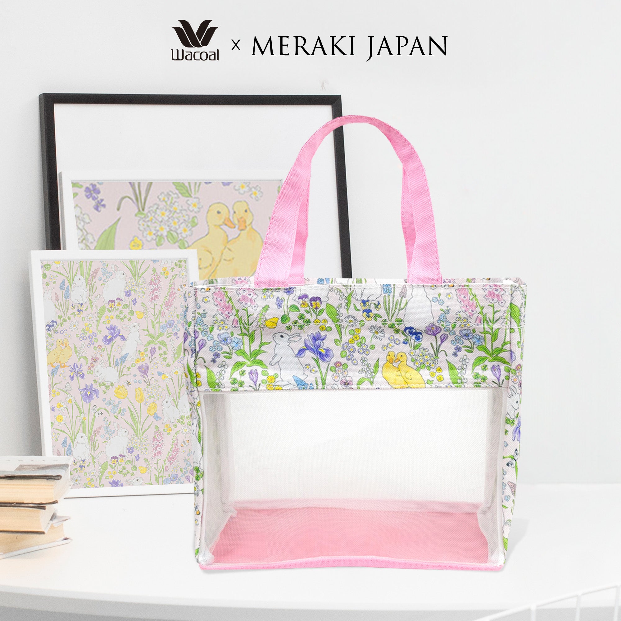 Wacoal x Meraki Japan Handbag กระเป๋าถือ รุ่น WW160400PI PI (สีชมพู)
