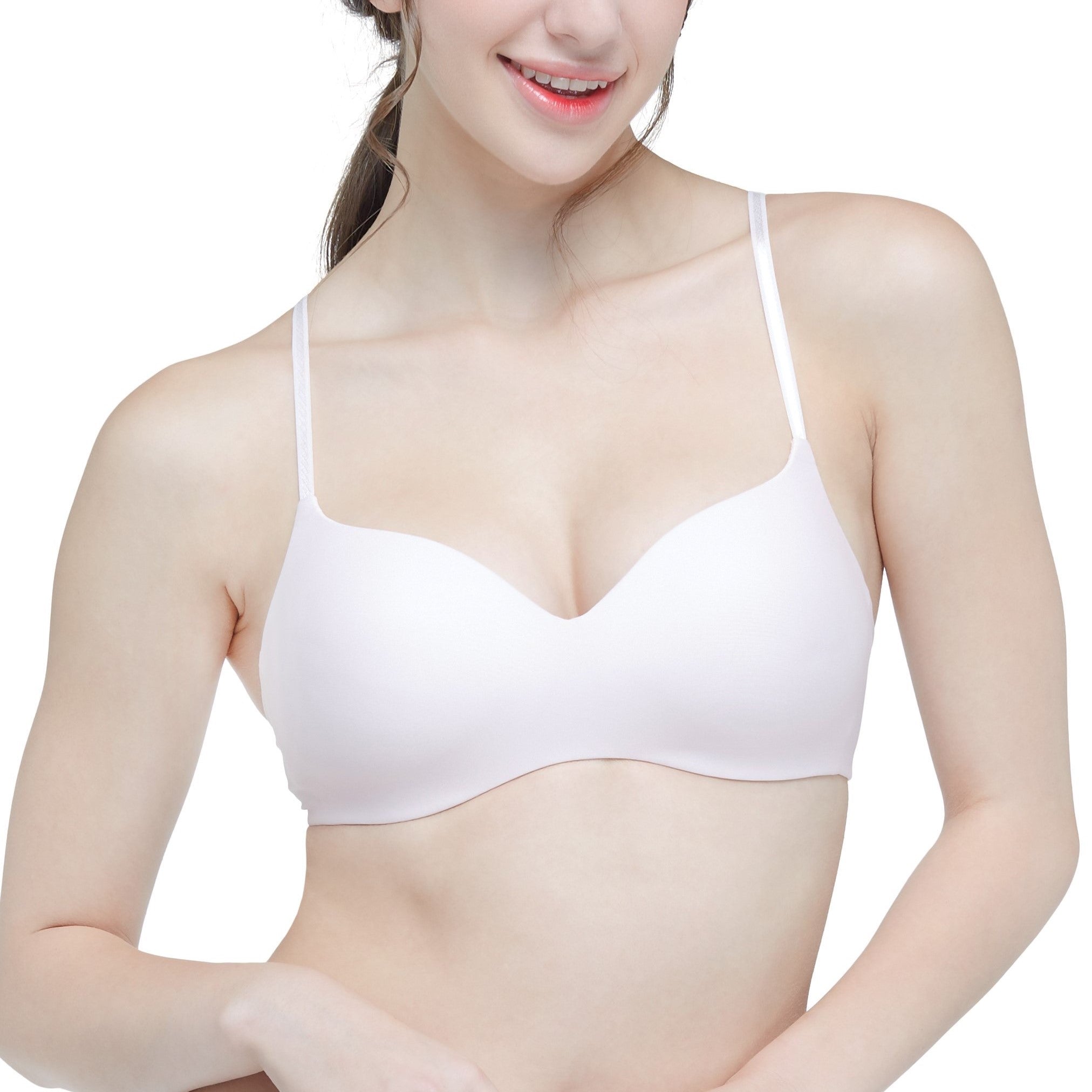 Wacoal Wireless Bra บราไร้โครง นุ่มสบาย รุ่น WB3A14 สีชมพู (PI)