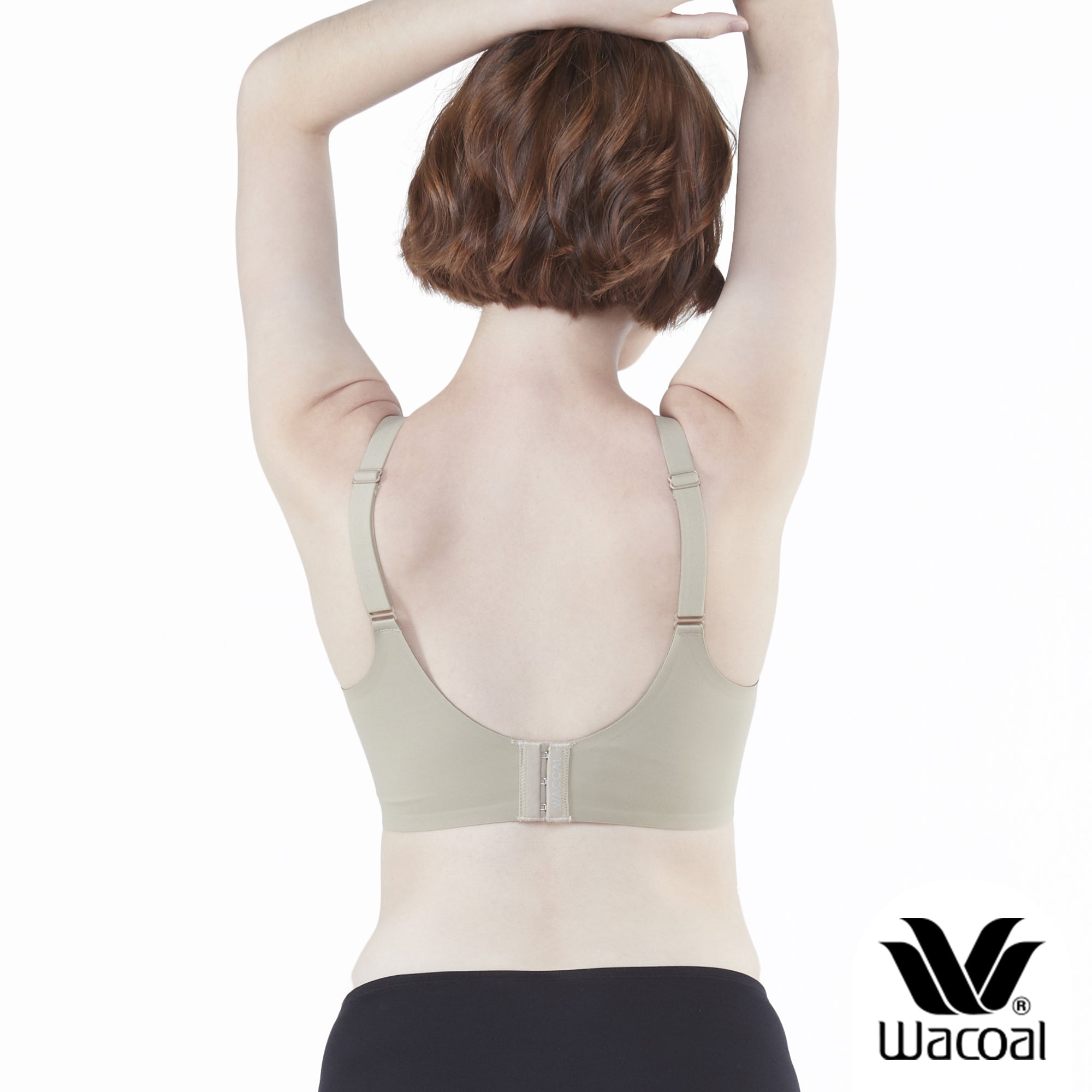 Wacoal ชุดชั้นเนียน บราไร้โครง Smart Size เสริมฟองน้ำ แพ็ค 2 ชิ้น รุ่น WB3Y28/WB3228 สีเขียว (GR)