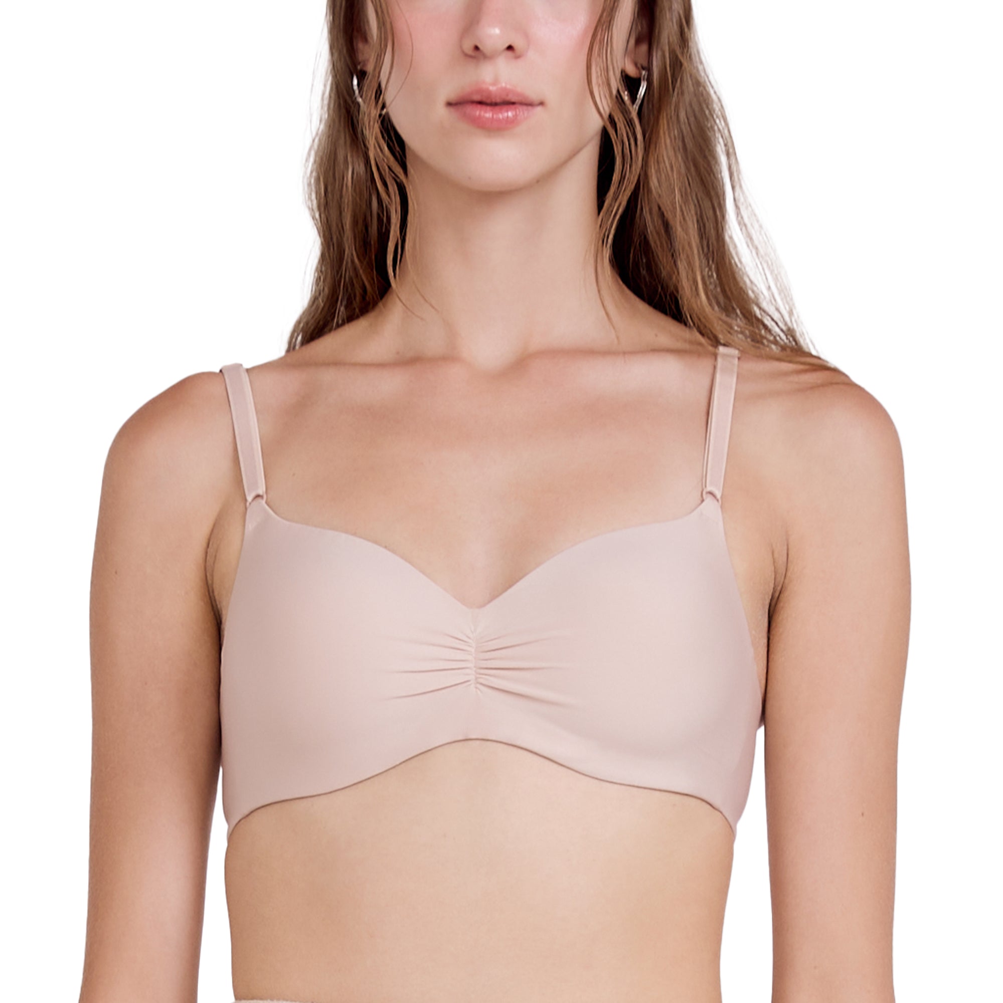 Wacoal Go Girls Smart Size Easy Matching Bra บราไร้โครงวาโก้ รุ่น WB3Y41 สีเบจ (BE)