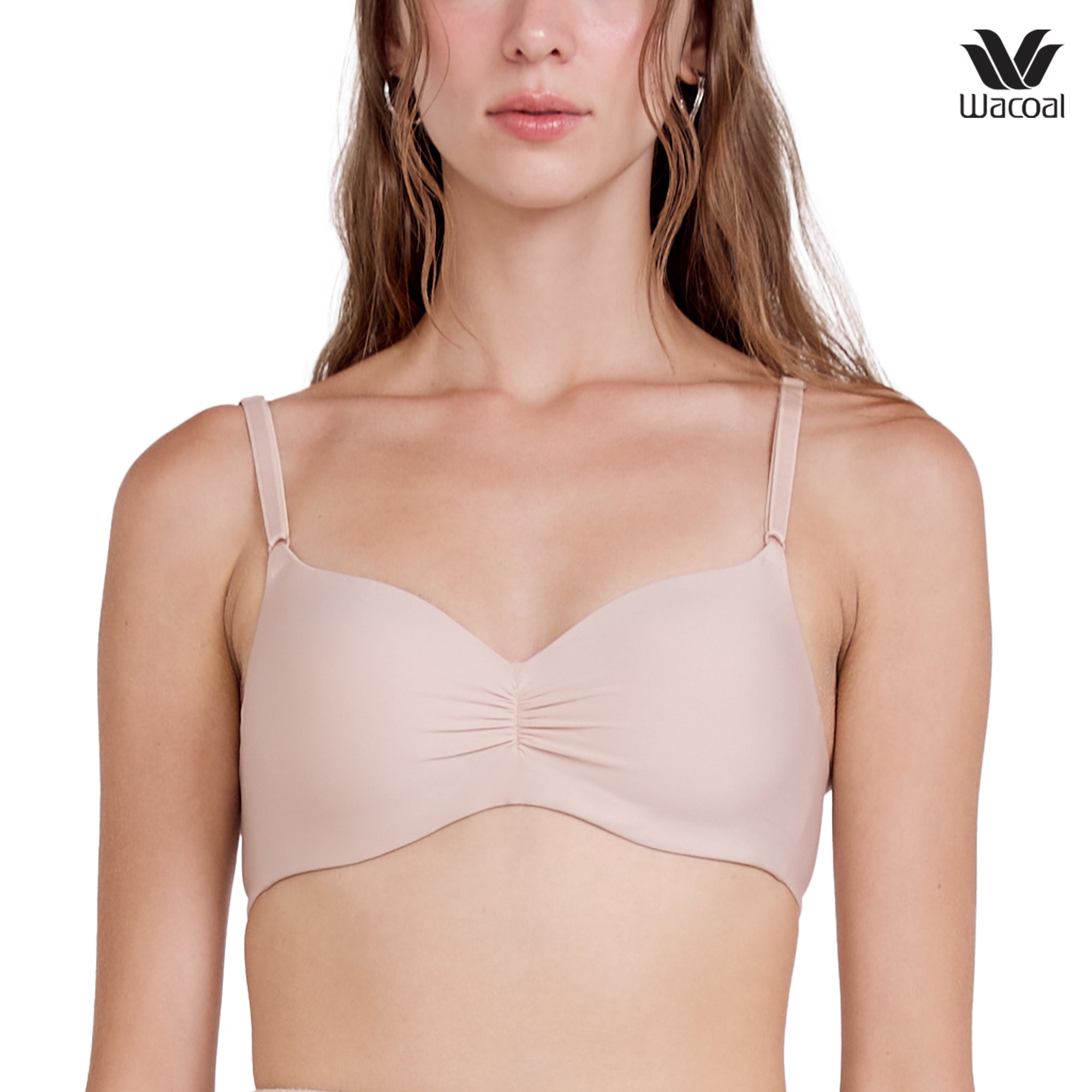 Wacoal Go Girls Smart Size Easy Matching Bra บราไร้โครงวาโก้ รุ่น WB3Y41 สีเบจ (BE)