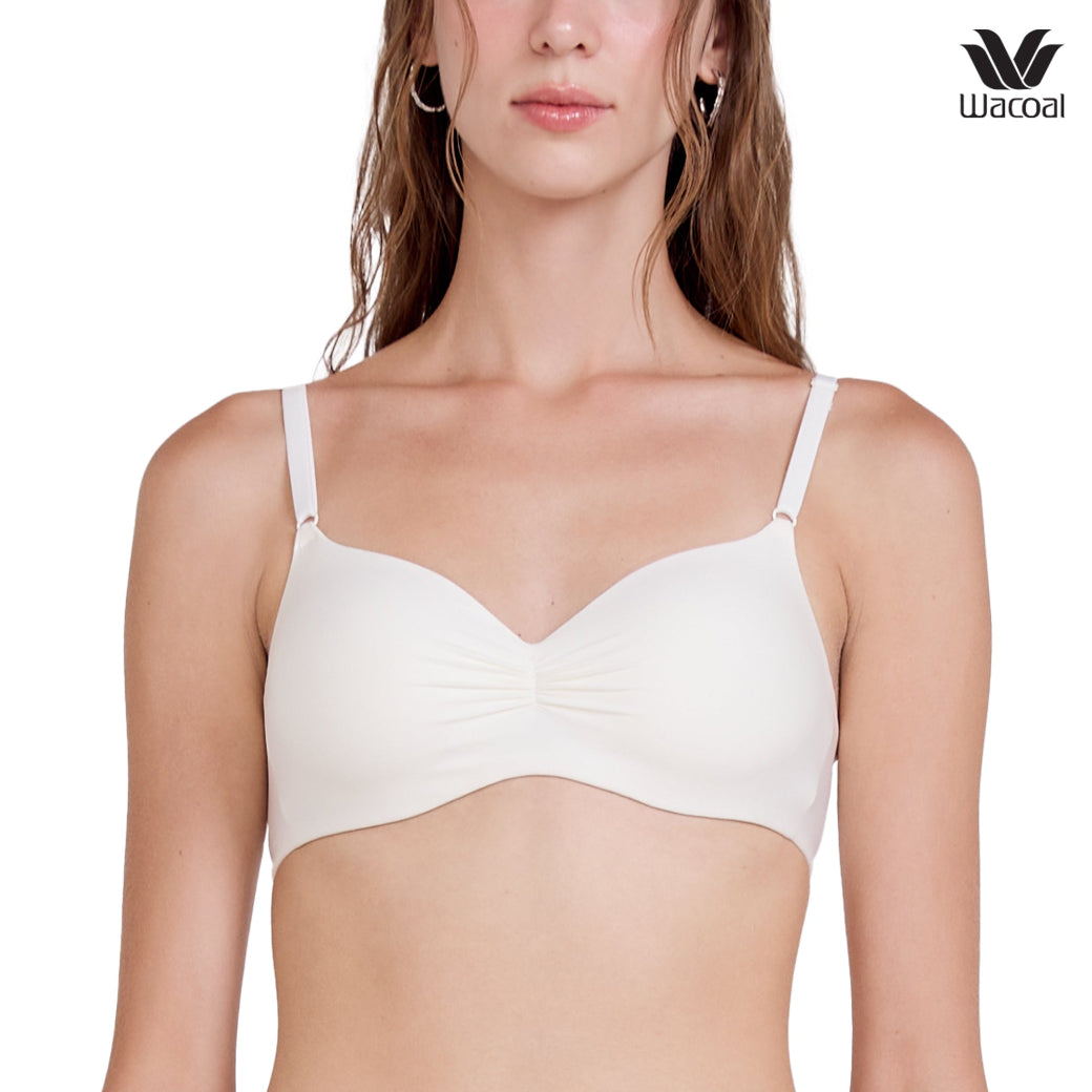 Wacoal Go Girls Smart Size Easy Matching Bra บราไร้โครงวาโก้ รุ่น WB3Y41 สีครีม (CR)