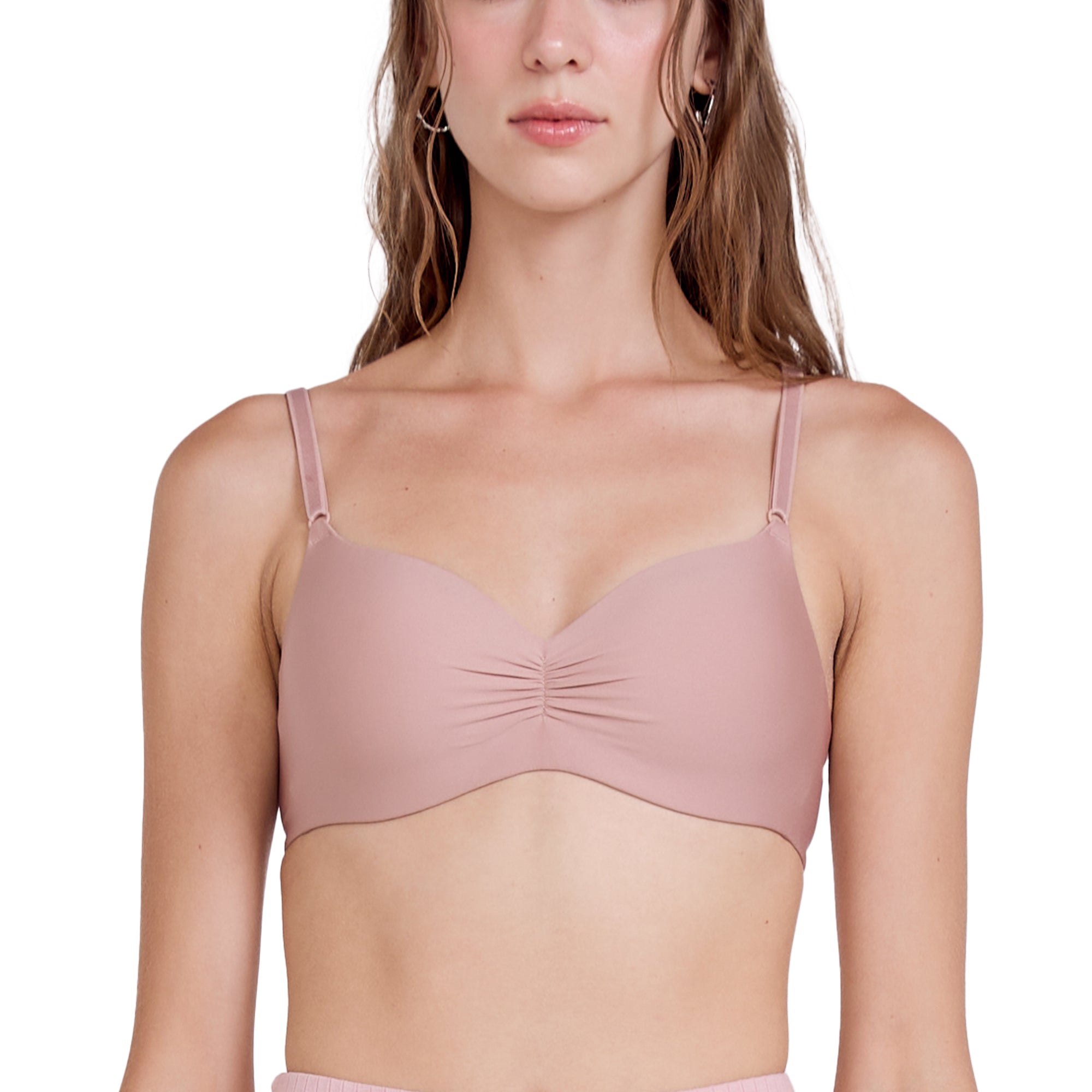 Wacoal Go Girls Smart Size Easy Matching Bra บราไร้โครงวาโก้ รุ่น WB3Y41 สีโอวัลติน (OT)