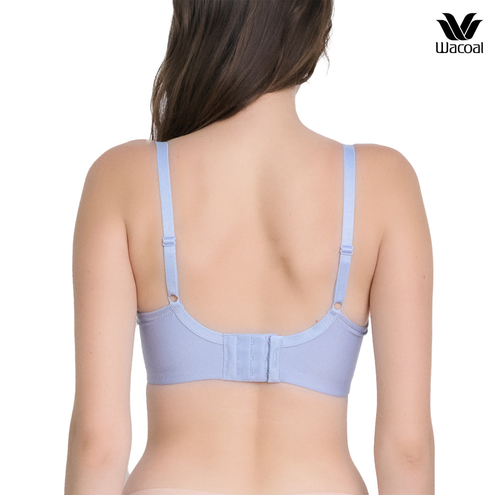 Wacoal บรามีโครง เสริมฟองน้ำบาง 8 มิล รุ่น WB5P26 สีม่วง (VM)