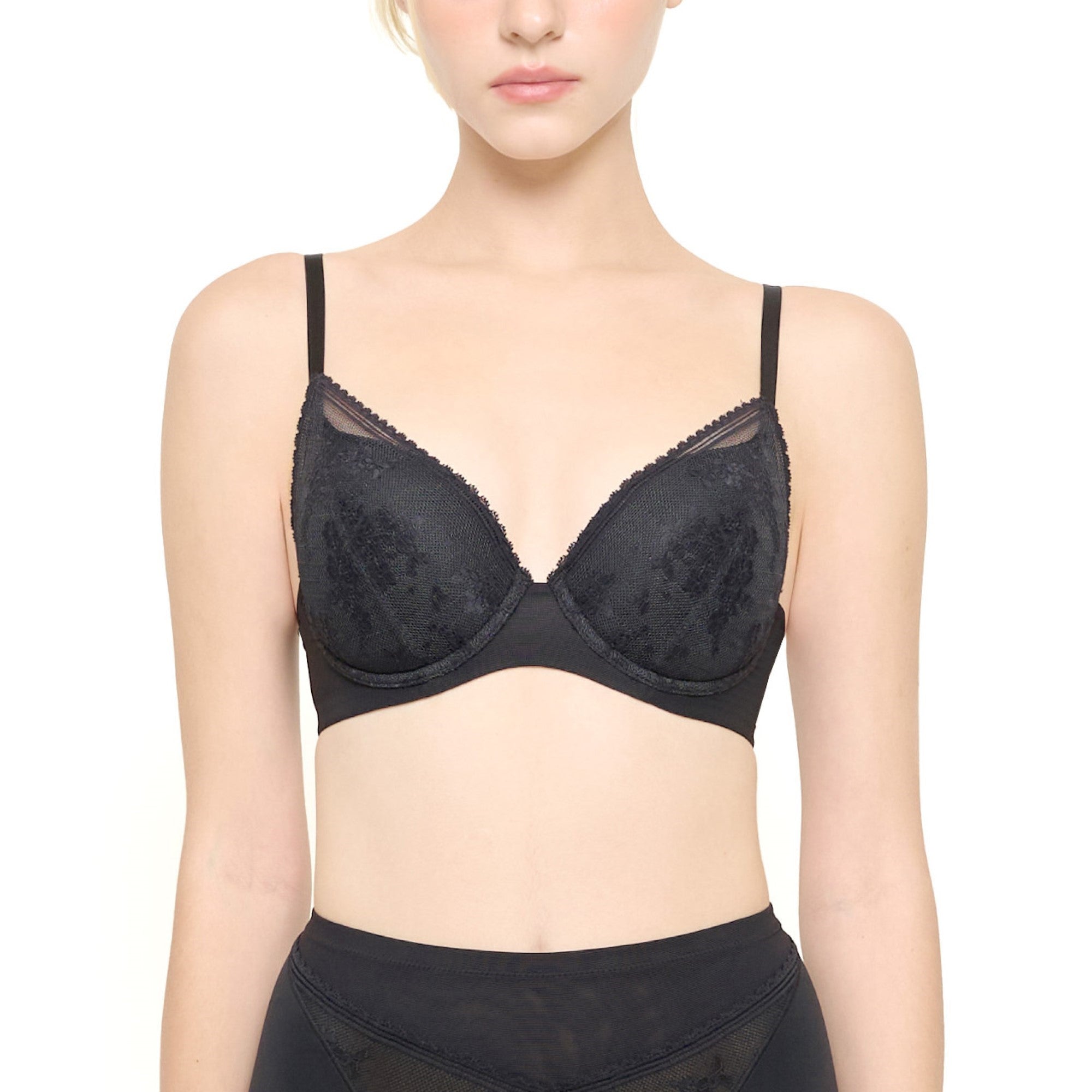 Wacoal Cool Innovation บรามีโครง ฟองน้ำบาง 10 มิล รุ่น WB5P92 สีดำ (BL)