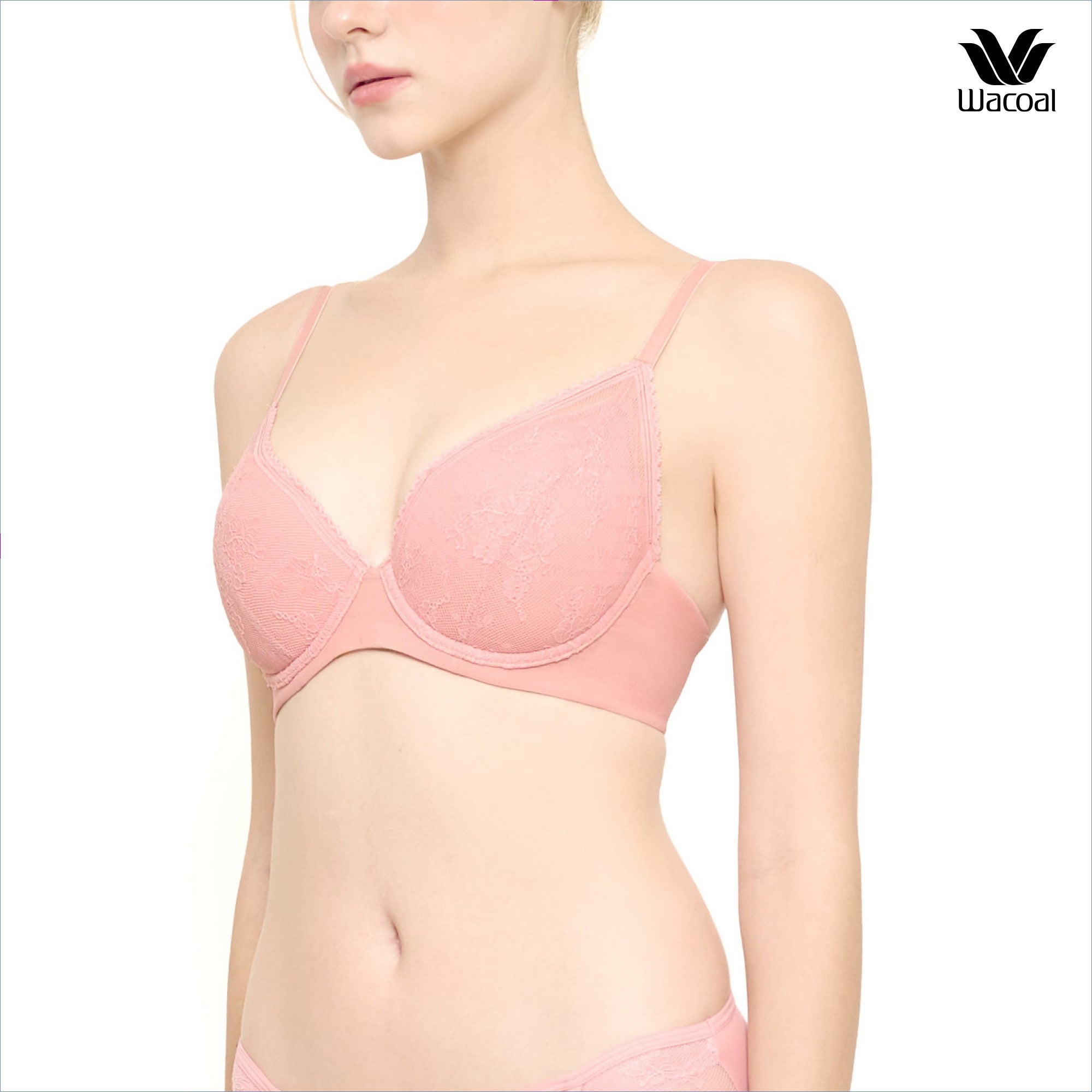 Wacoal Cool Innovation บรามีโครง ฟองน้ำบาง 10 มิล รุ่น WB5P92 สีเนื้ออมส้ม (TO)