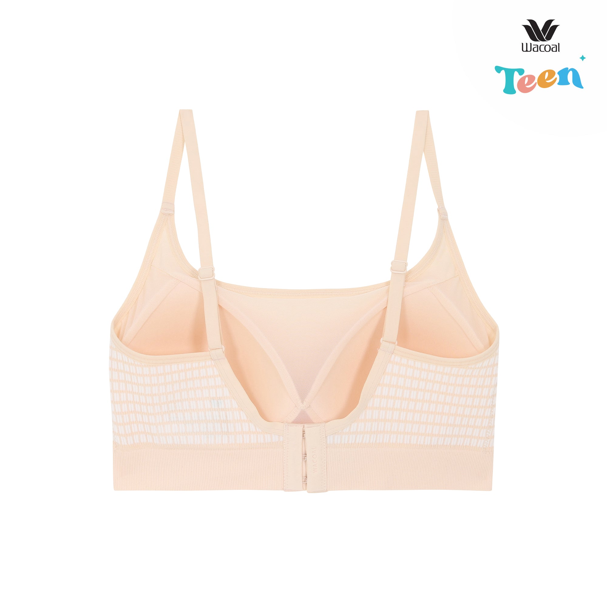 Wacoal Teen ชุดชั้นในสำหรับวัยใส บราไร้โครง รุ่น WBT119 สีเบจ (BE)