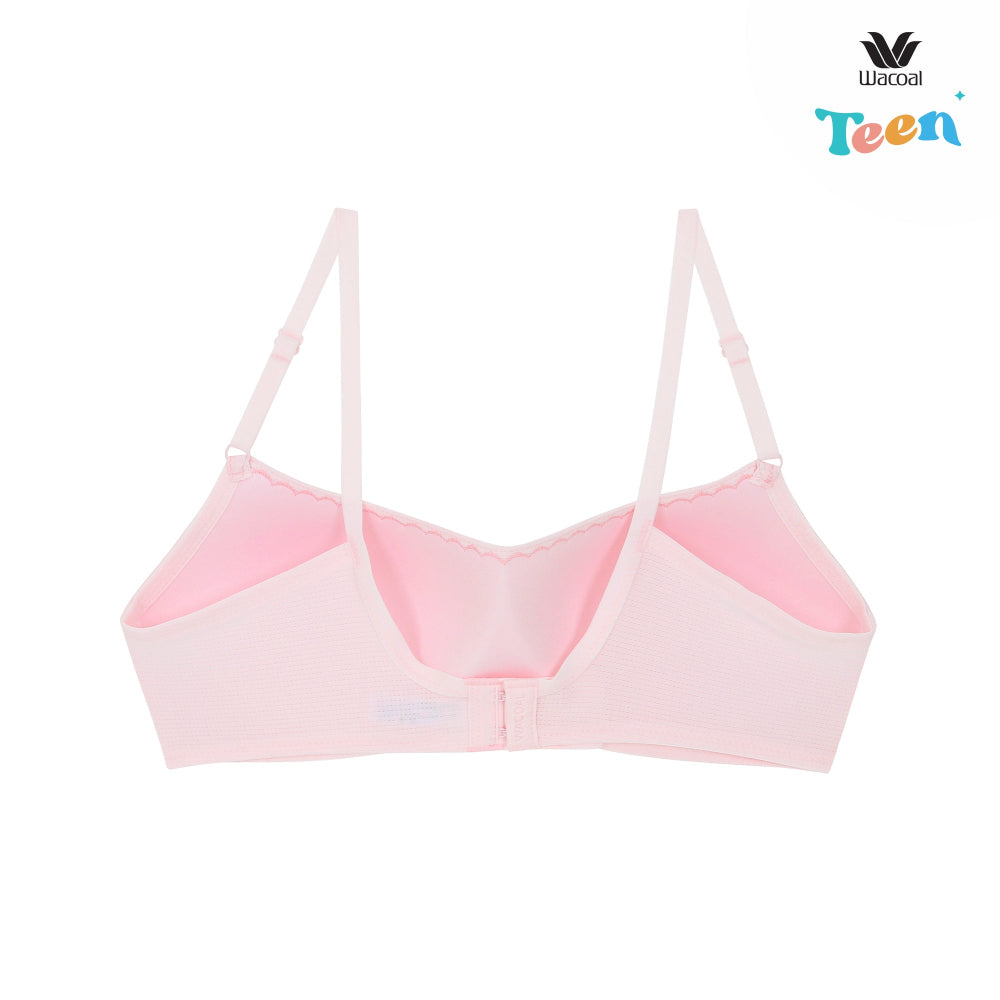Wacoal Teen ชุดชั้นในสำหรับวัยใส บราไร้โครง รุ่น WBT307 สีชมพู (PI)