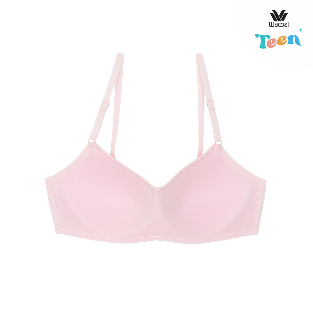 Wacoal Teen ชุดชั้นในสำหรับวัยใส บราไร้โครง รุ่น WBT307 สีชมพู (PI)