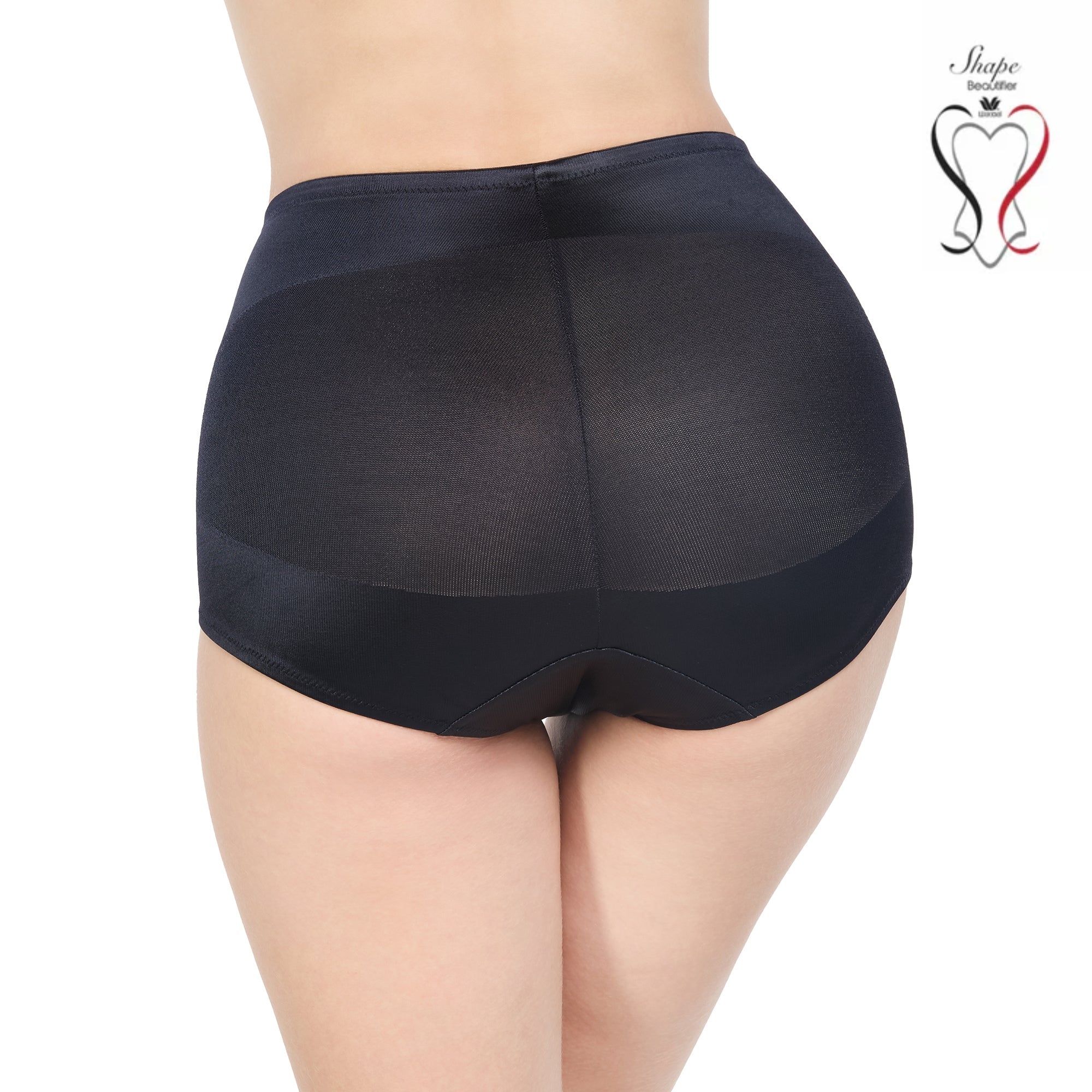 Wacoal Shapewear Stay กางเกงกระชับหน้าท้อง ยกสะโพก รุ่น WG1261 สีดำ (BL)
