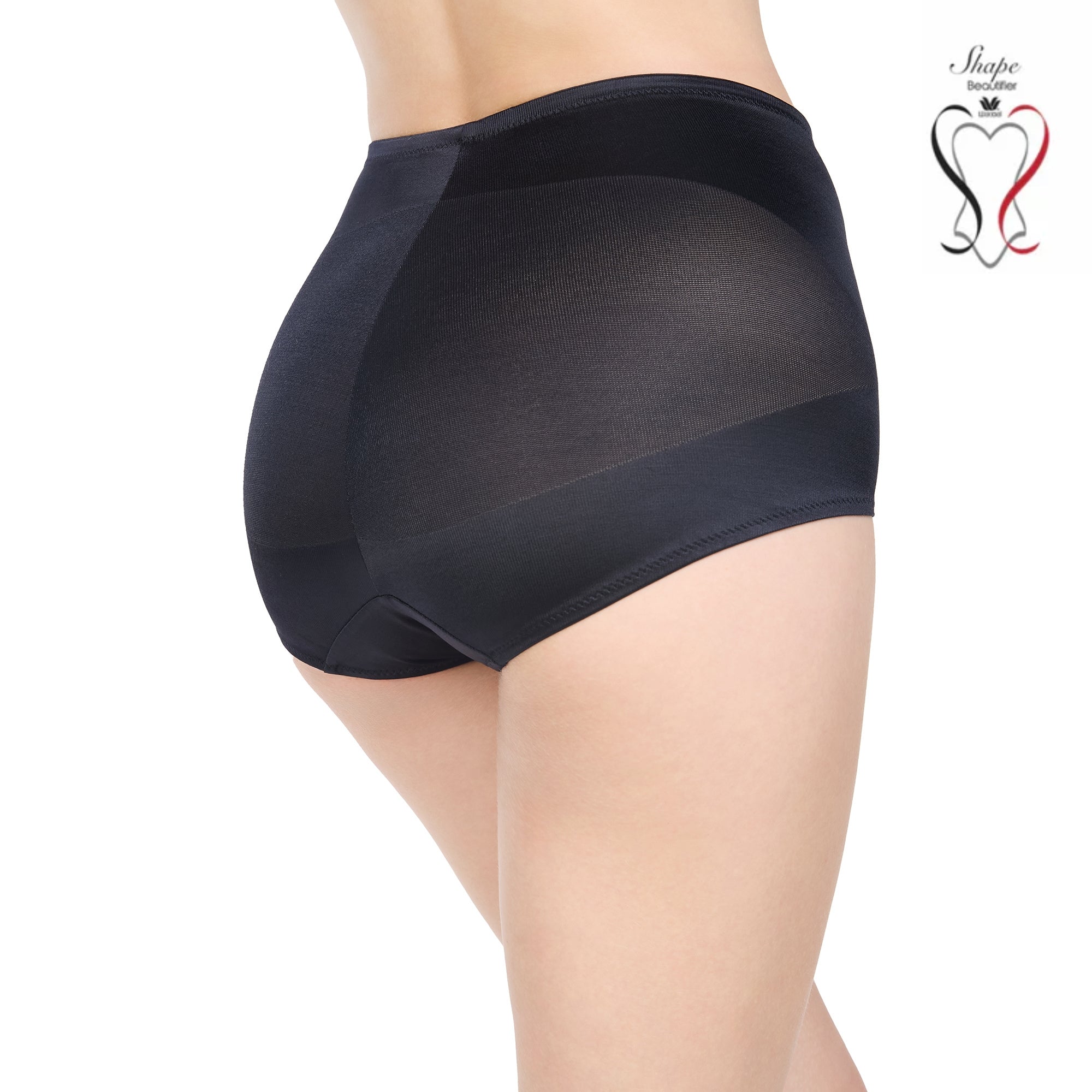 Wacoal Shapewear Stay กางเกงกระชับหน้าท้อง ยกสะโพก รุ่น WG1261 สีดำ (BL)