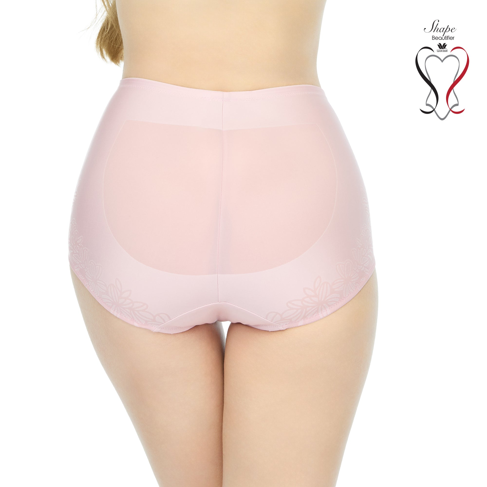 Wacoal Shape Beautifier Stay กางเกงเก็บกระชับ แบบสเตย์ รุ่น WG1270 สีชมพูอ่อน (WR)