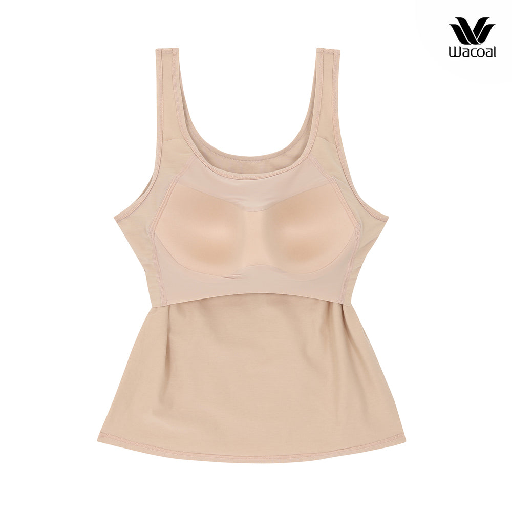Wacoal เสื้อกล้ามมีบรา Bra Top รุ่น WH4A03 สีเบจ (BE)
