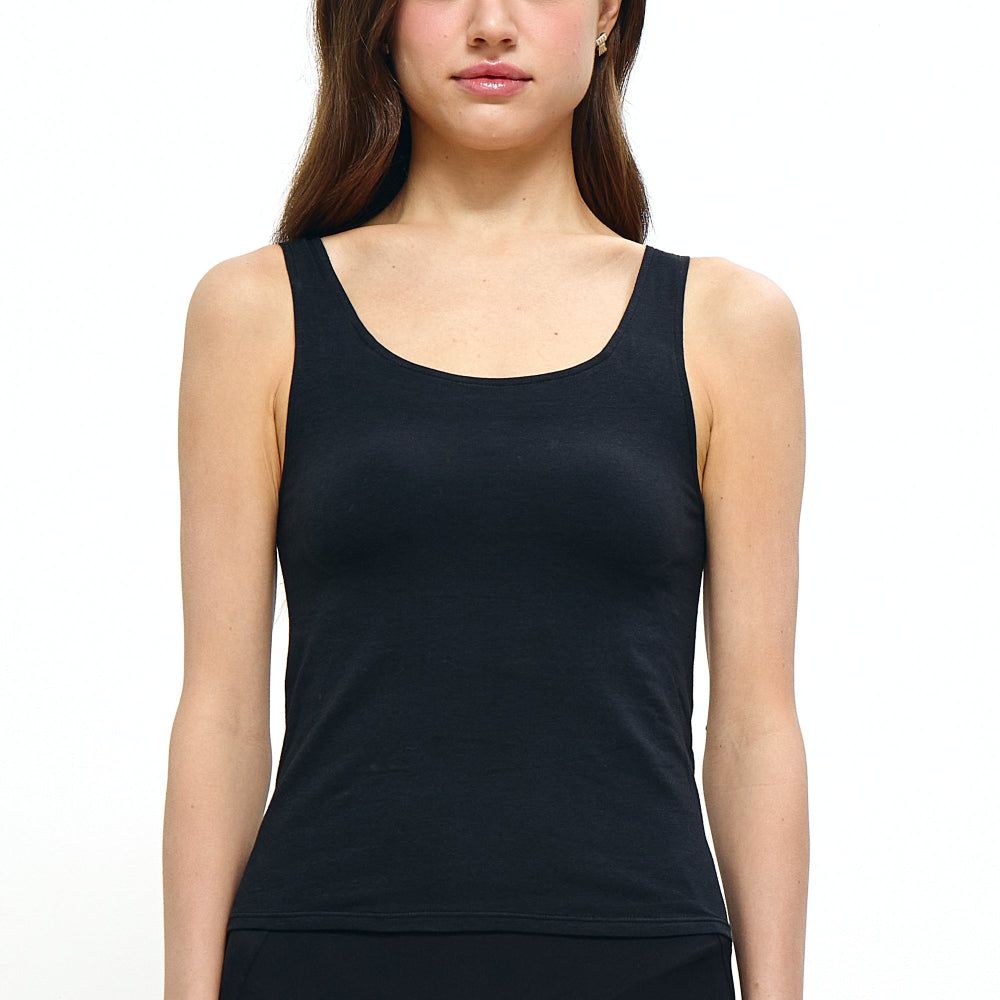 Wacoal เสื้อกล้ามมีบรา Bra Top รุ่น WH4A03 สีดำ (BL)