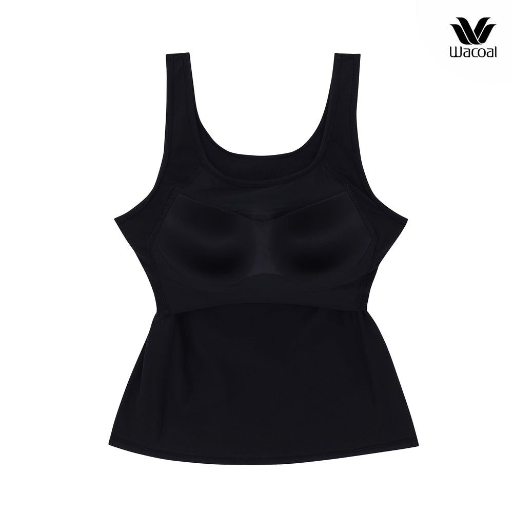 Wacoal เสื้อกล้ามเสริมบรา Bra Top รุ่น WH4A03 สีดำ (BL)