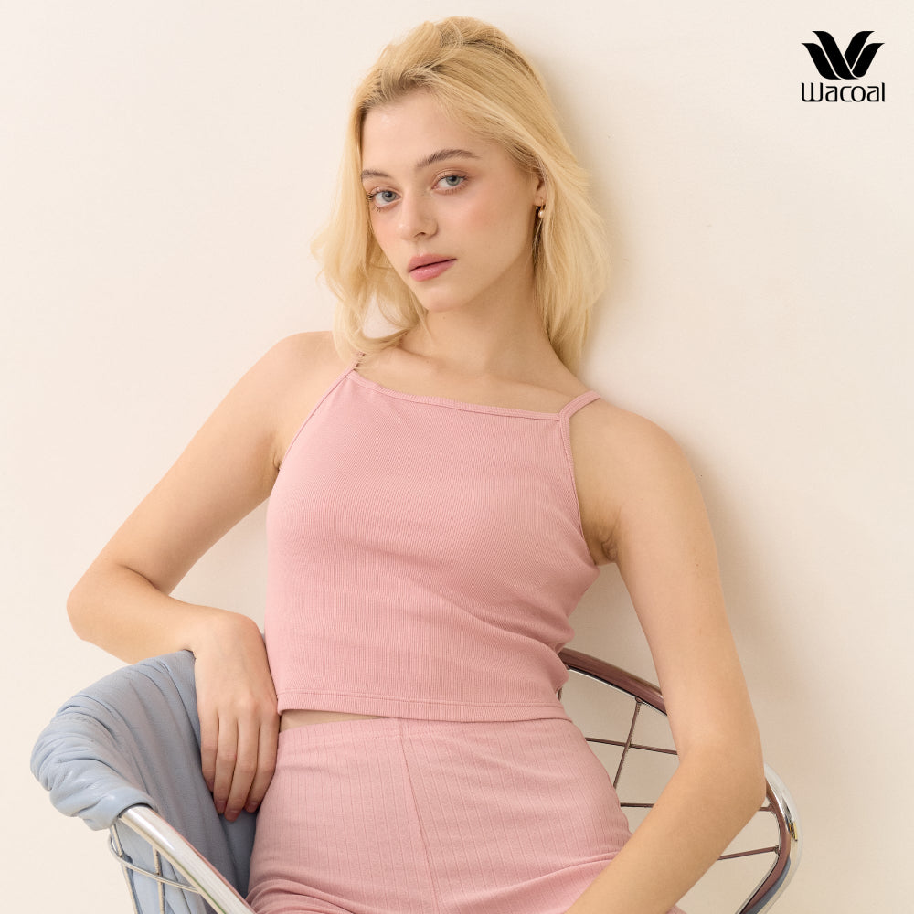 Wacoal สายเดี่ยวมีบรา Bra Top รุ่น WH4A04 สีชมพู (CP)