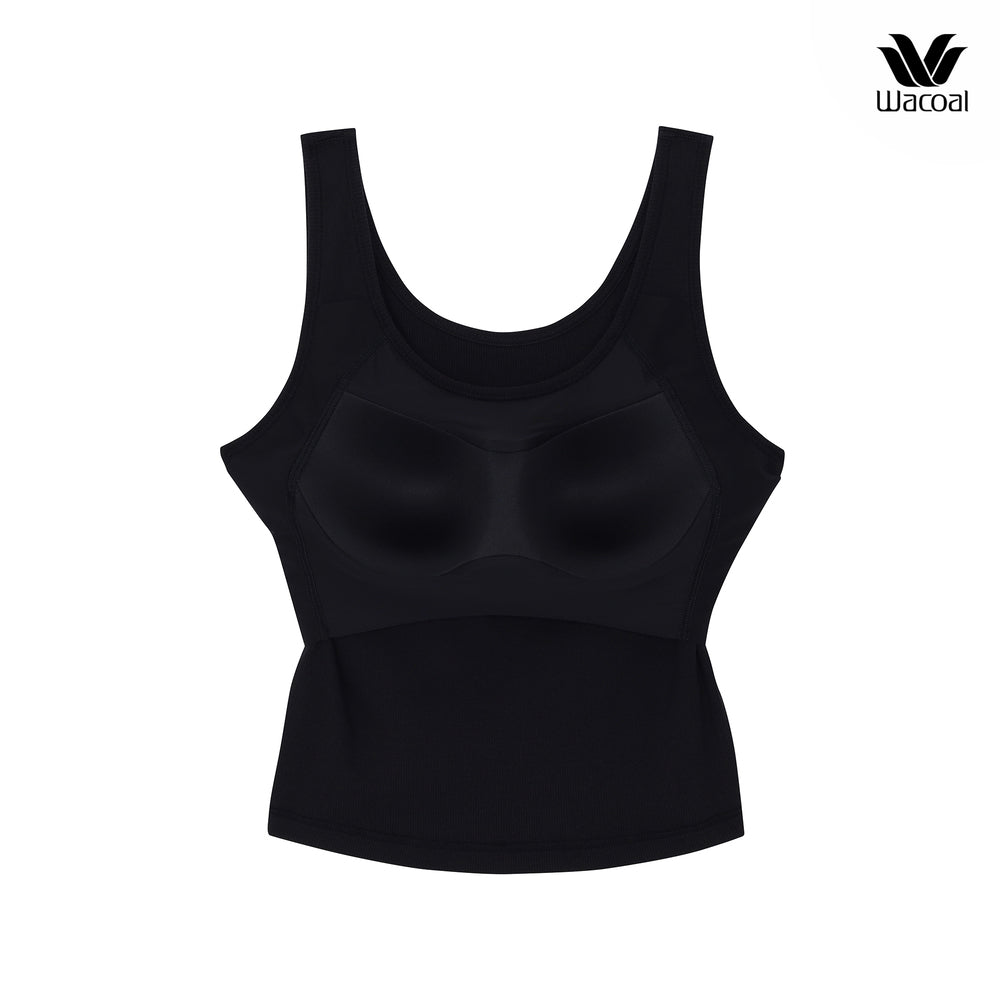 Wacoal เสื้อกล้ามเสริมบรา Bra Top รุ่น WH4A05 สีดำ (BL)