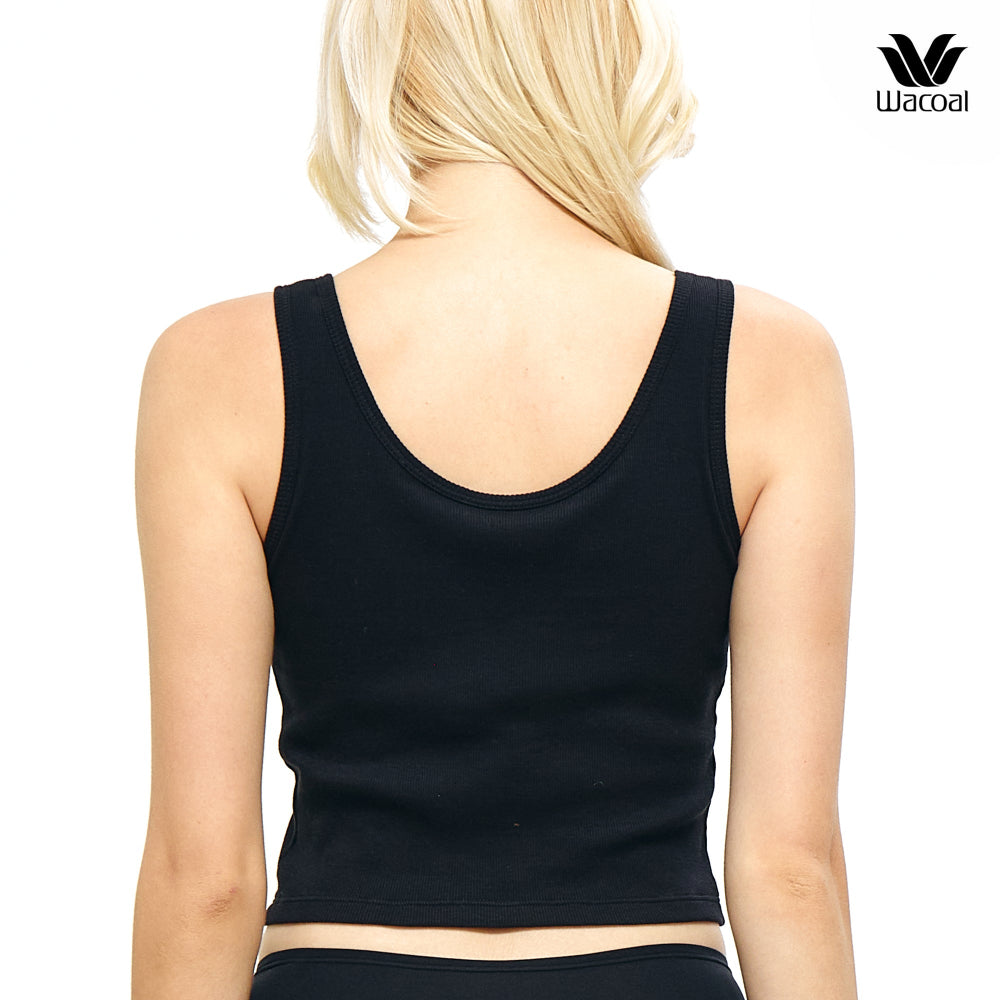 Wacoal เสื้อกล้ามเสริมบรา Bra Top รุ่น WH4A05 สีดำ (BL)