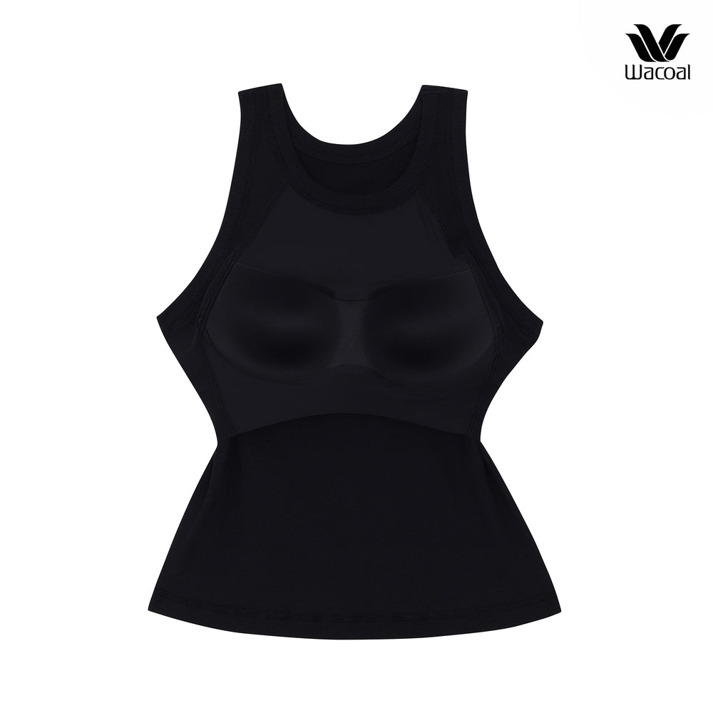 Wacoal เสื้อกล้ามเสริมบรา Bra Top รุ่น WH4A06 สีดำ (BL)