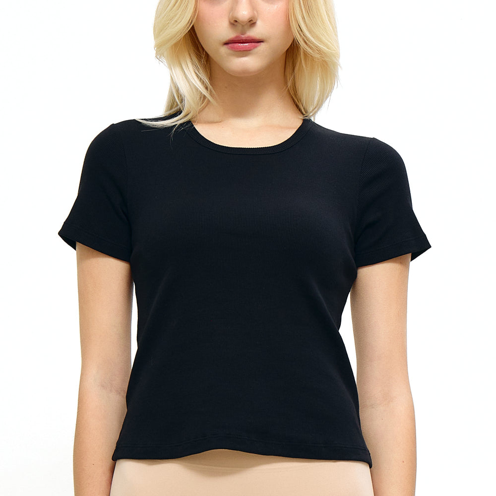 Wacoal เสื้อยืดมีบรา Bra Top รุ่น WH4A07 สีดำ (BL)