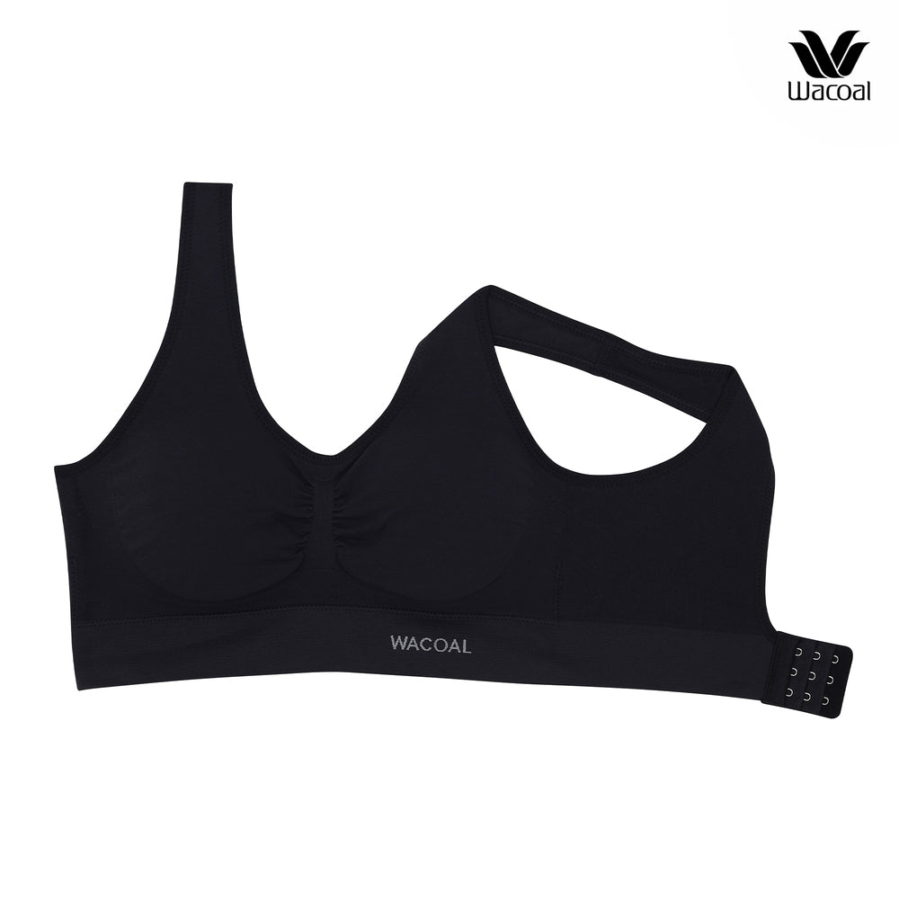 Wacoal Lingerie บรามีตะขอ ไร้ตะเข็บ รุ่น WH9C43 สีดำ (BL)