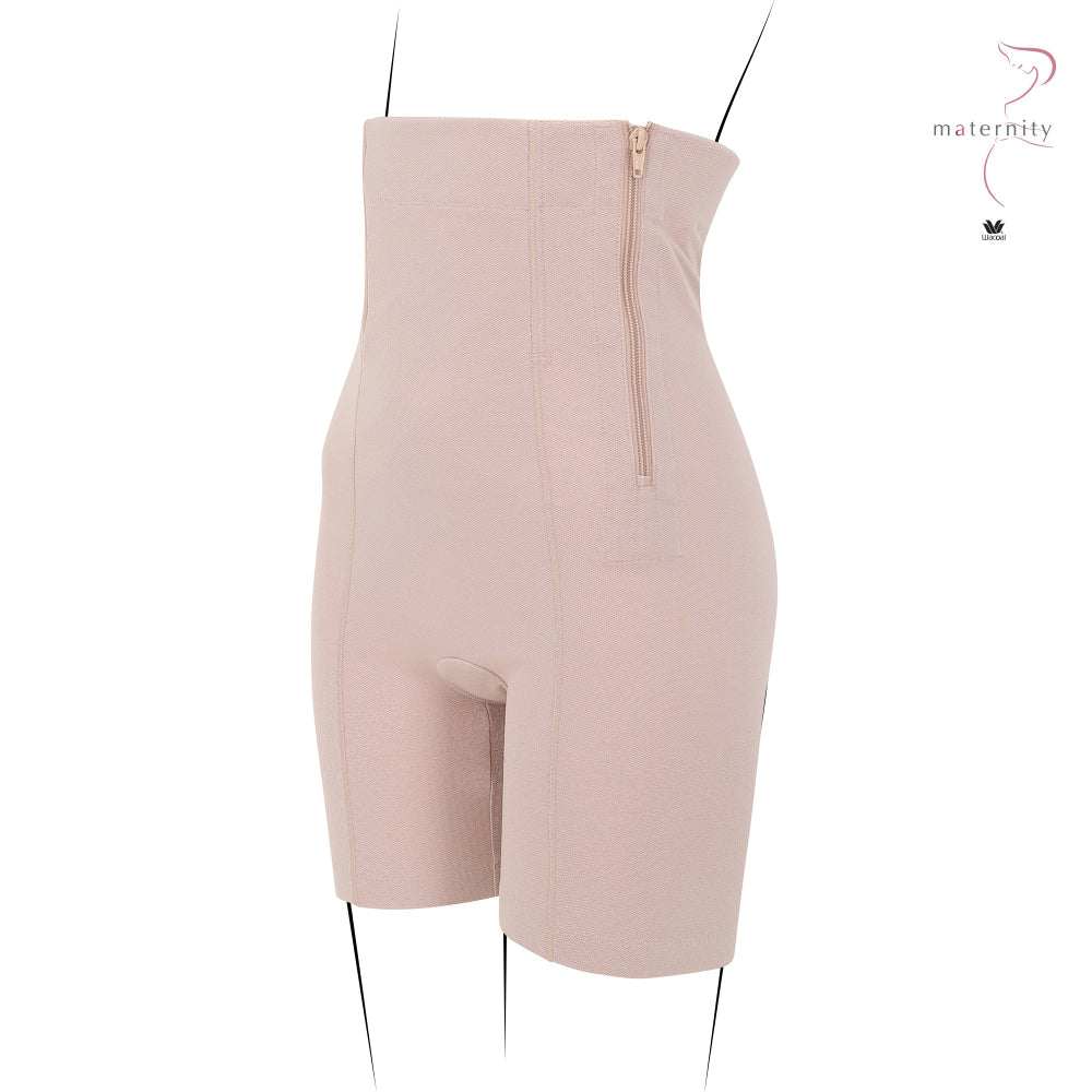 Wacoal Maternity Stay สเตย์สำหรับคุณแม่หลังคลอด รูปแบบขายาวเอวสูง รุ่น WM2061 สีเบจ (BE)
