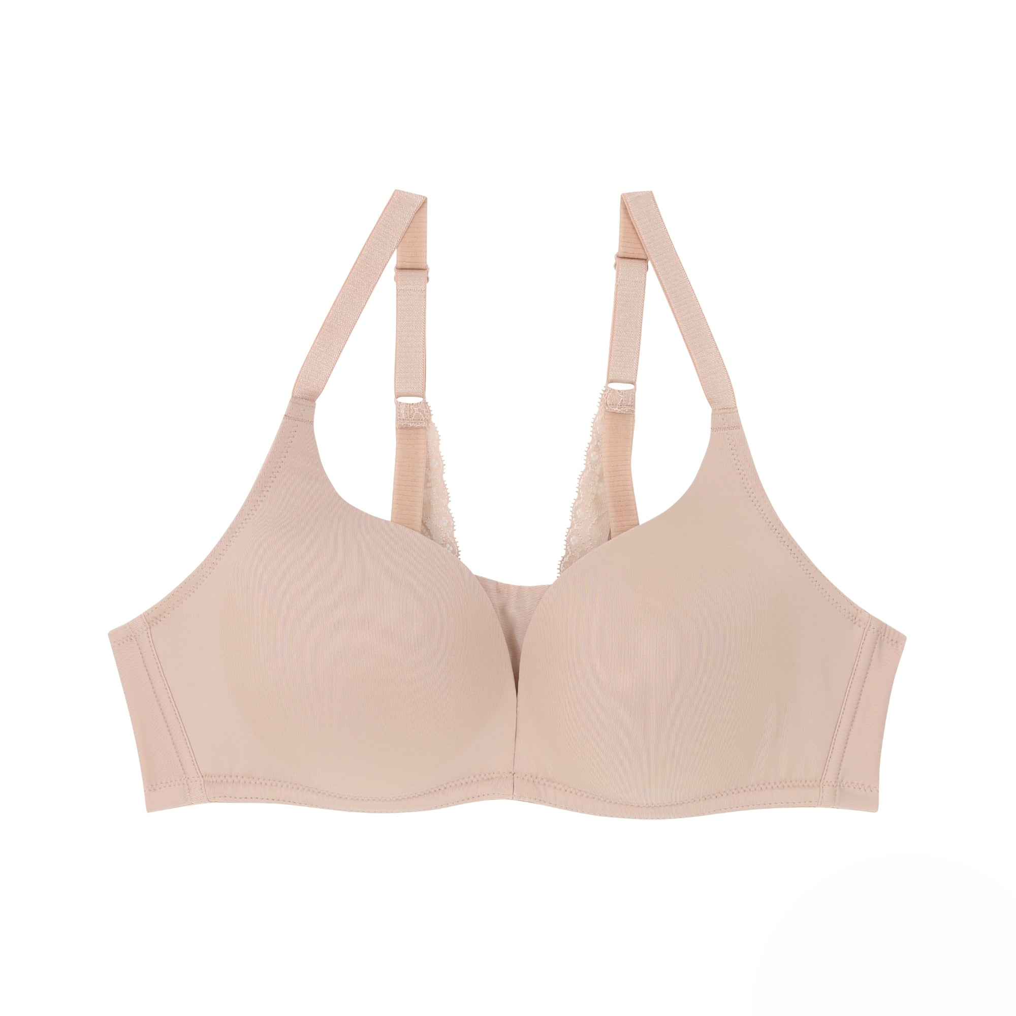 Wacoal Curve Diva บราไร้โครงเก็บกระชับ สาวพลัสไซซ์ รุ่น WQ1539 สีเบจ (BE)