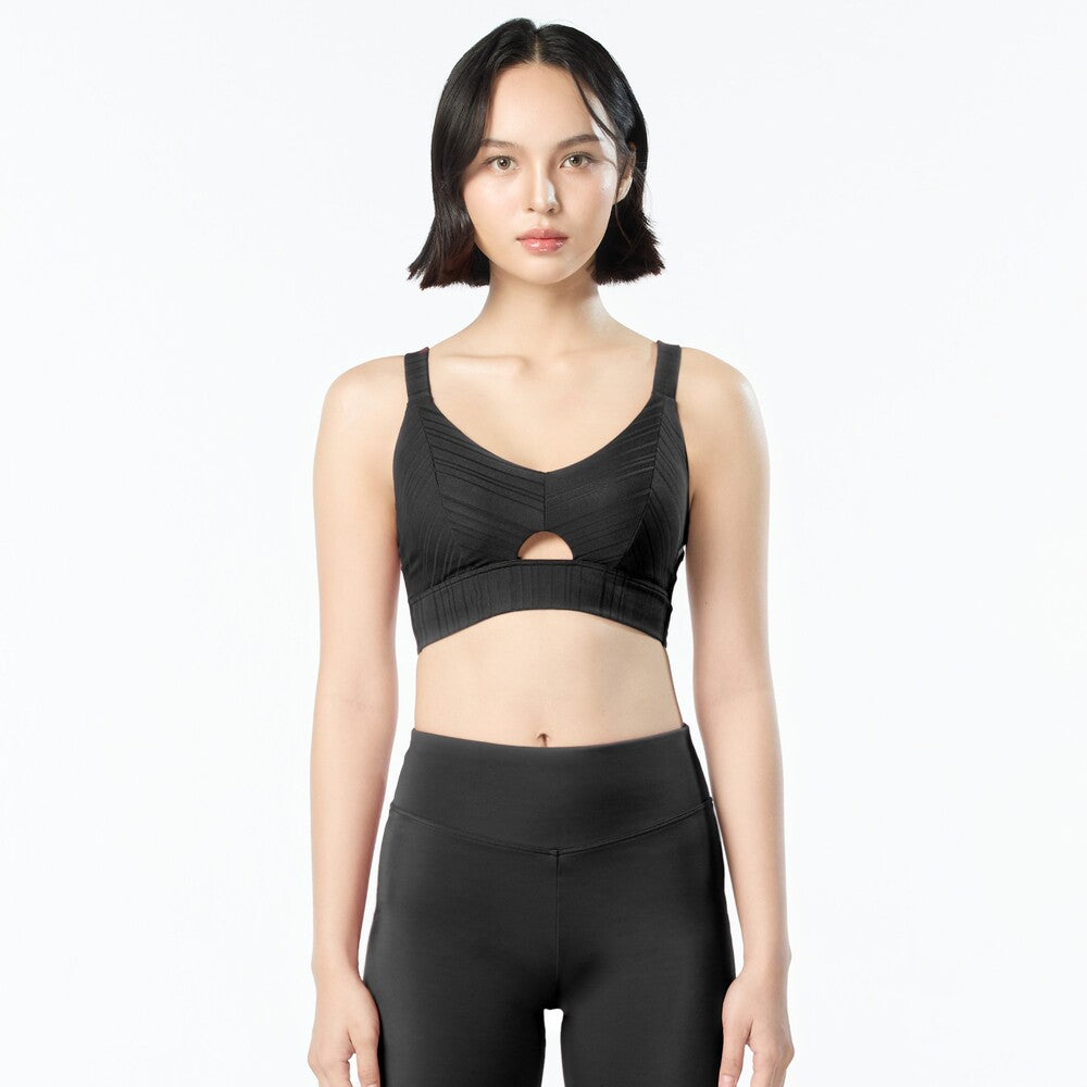 Wacoal Motion Wear บราสำหรับออกกำลังกาย In to Out รุ่น WR3210 สีดำ (BL)