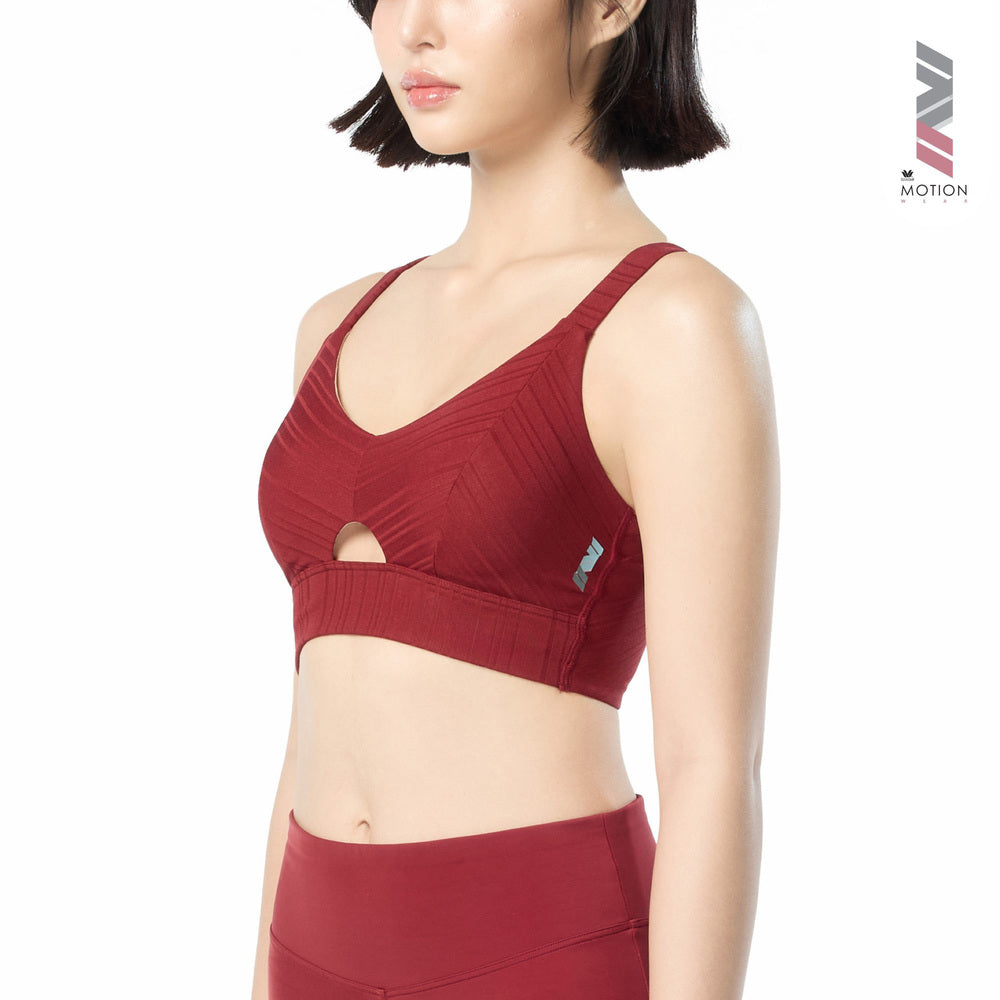 Wacoal Motion Wear บราสำหรับออกกำลังกาย In to Out รุ่น WR3210 สีแดง (RE)
