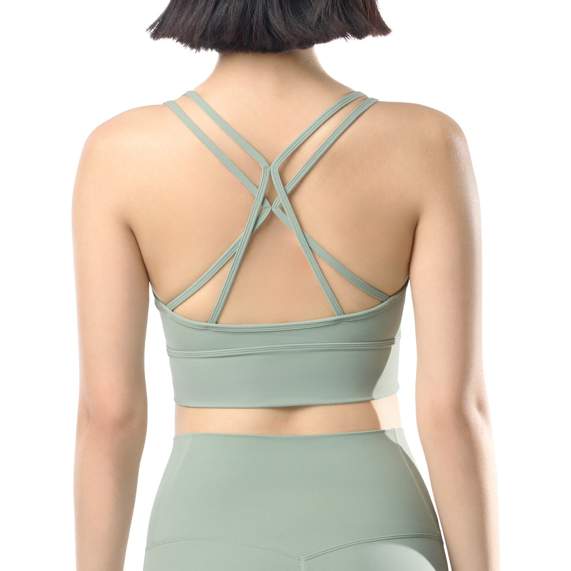 Wacoal Motion Wear บราสำหรับออกกำลังกาย In to Out รุ่น WR3213 สีเขียว (LM)
