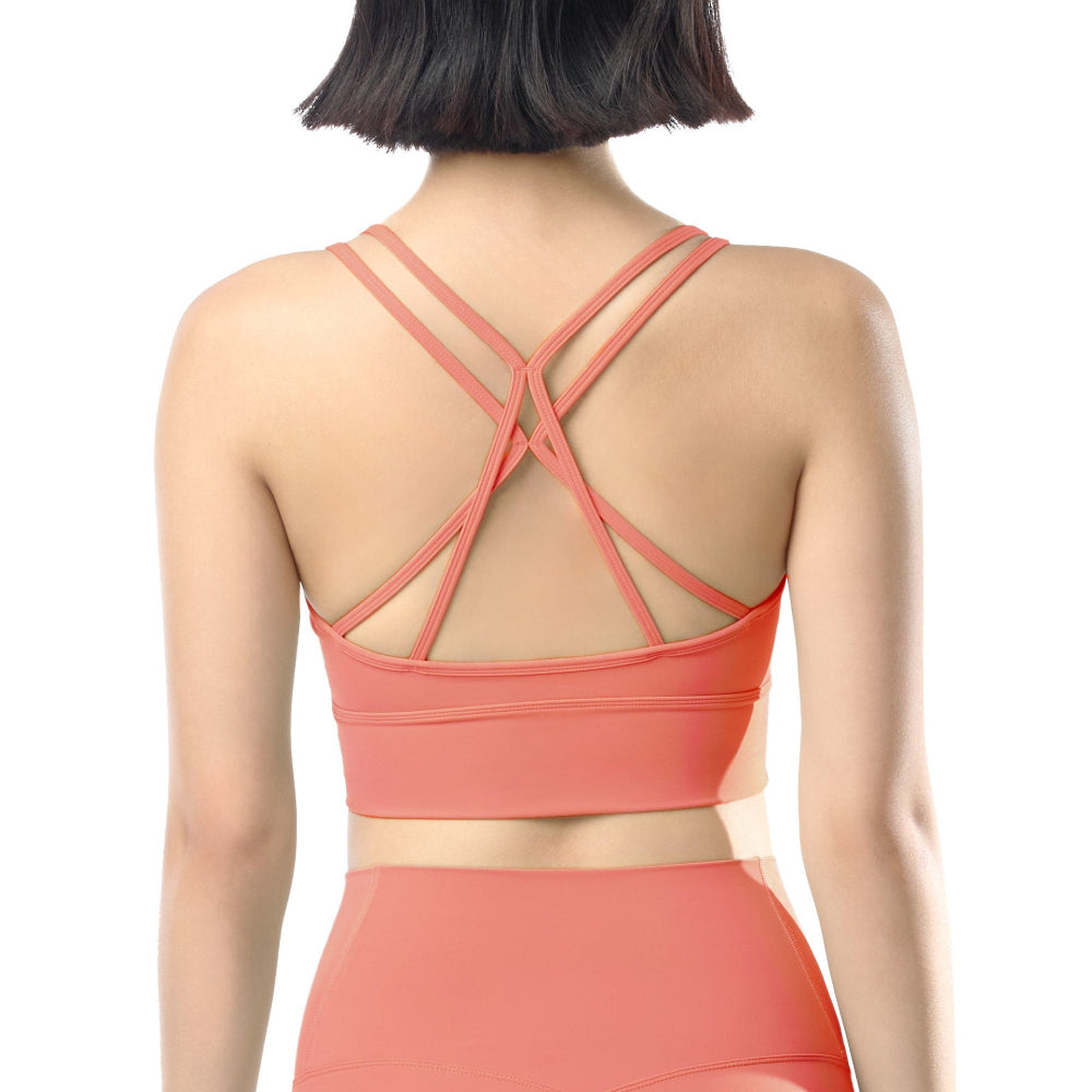 Wacoal Motion Wear บราสำหรับออกกำลังกาย In to Out รุ่น WR3213 สีแดงอมส้ม (PO)