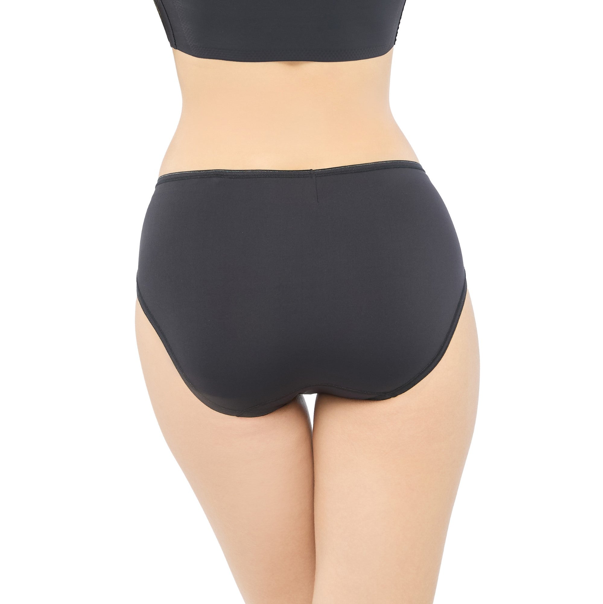 Wacoal Super Soft Nylon Panty Pack 3 ชิ้น รุ่น WU3T92 คละสี ดำ-เบจ- ชมพู