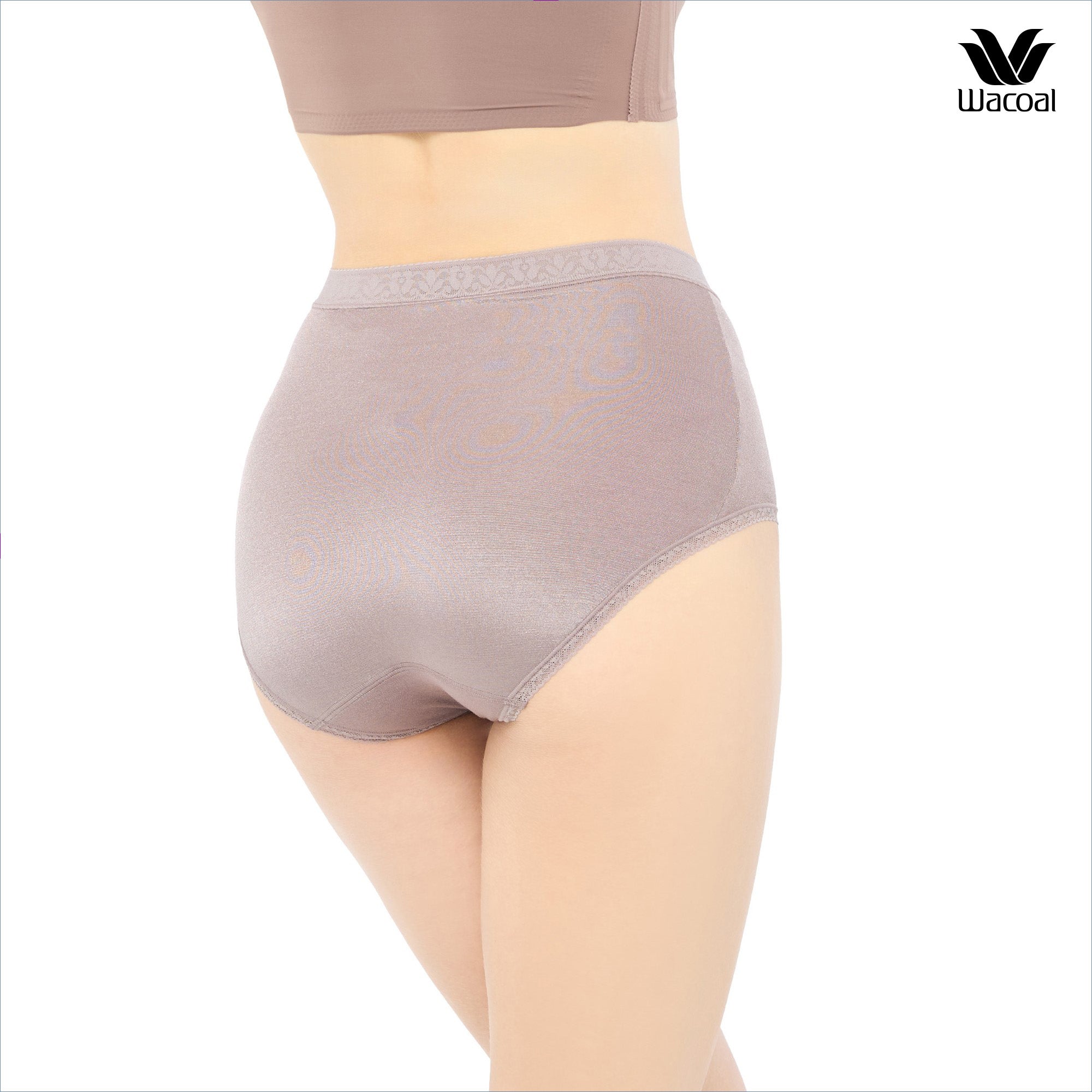 Wacoal H-fit secret support กางเกงในกระชับหน้าท้อง รุ่น WU4545 สีน้ำตาล (BT)