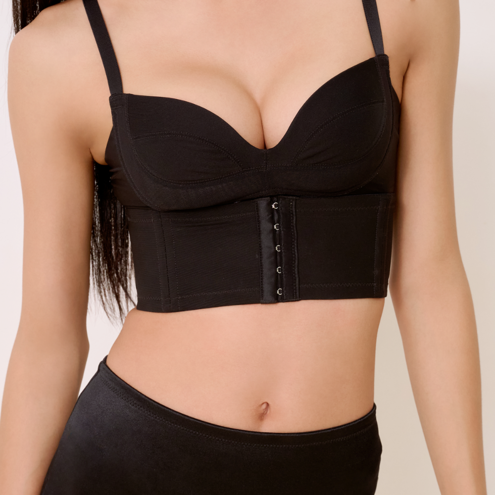 Wacoal FREEDOMแผ่นกระชับลำตัวใต้รอบอกหรือรอบเอว รุ่น WX4314 สีดำ (BL)